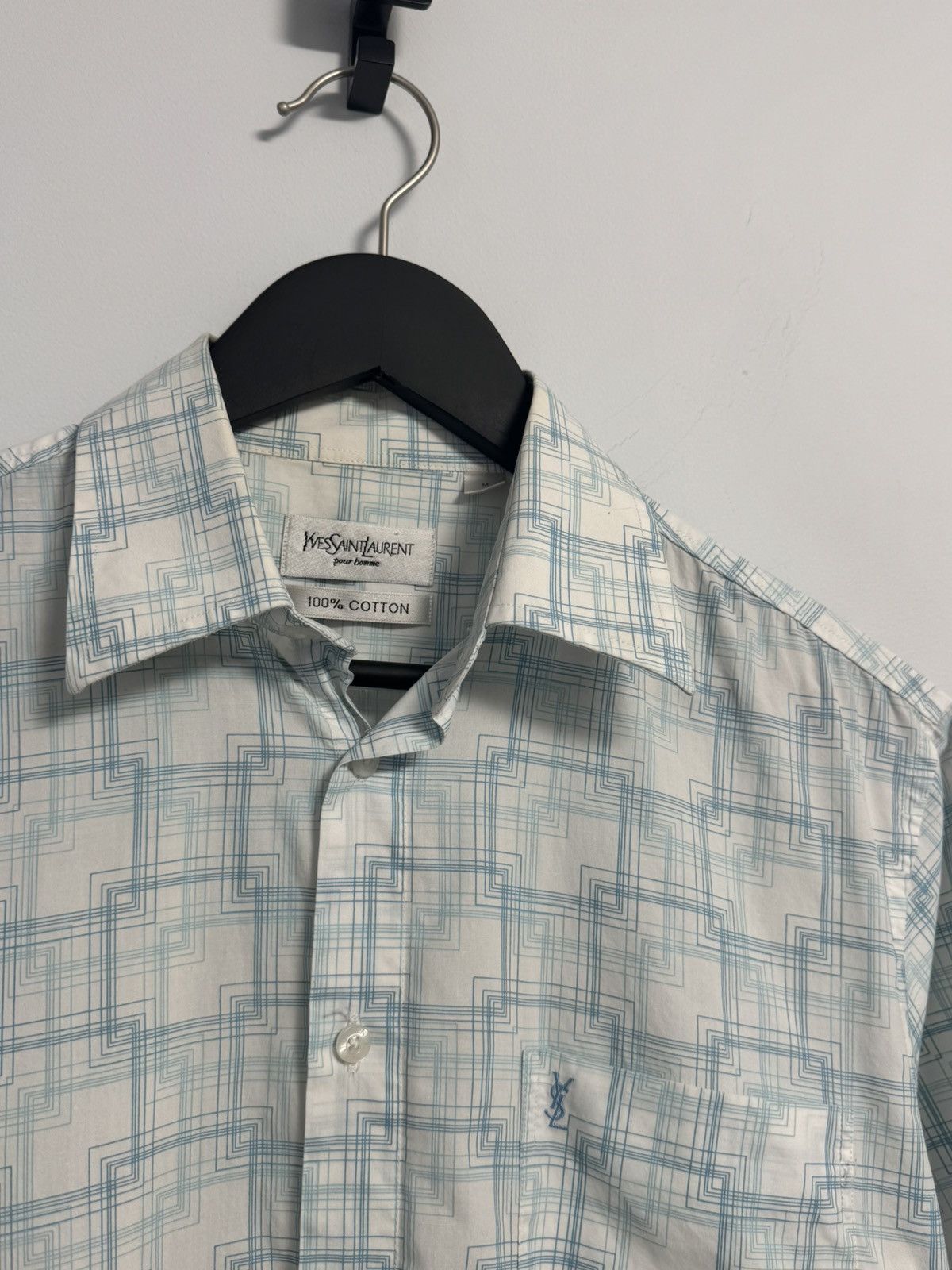 Yves Saint Laurent Yves Saint Laurent Button Up T-Shirt Luxury Size US M / EU 48-50 / 2 - 5 Thumbnail