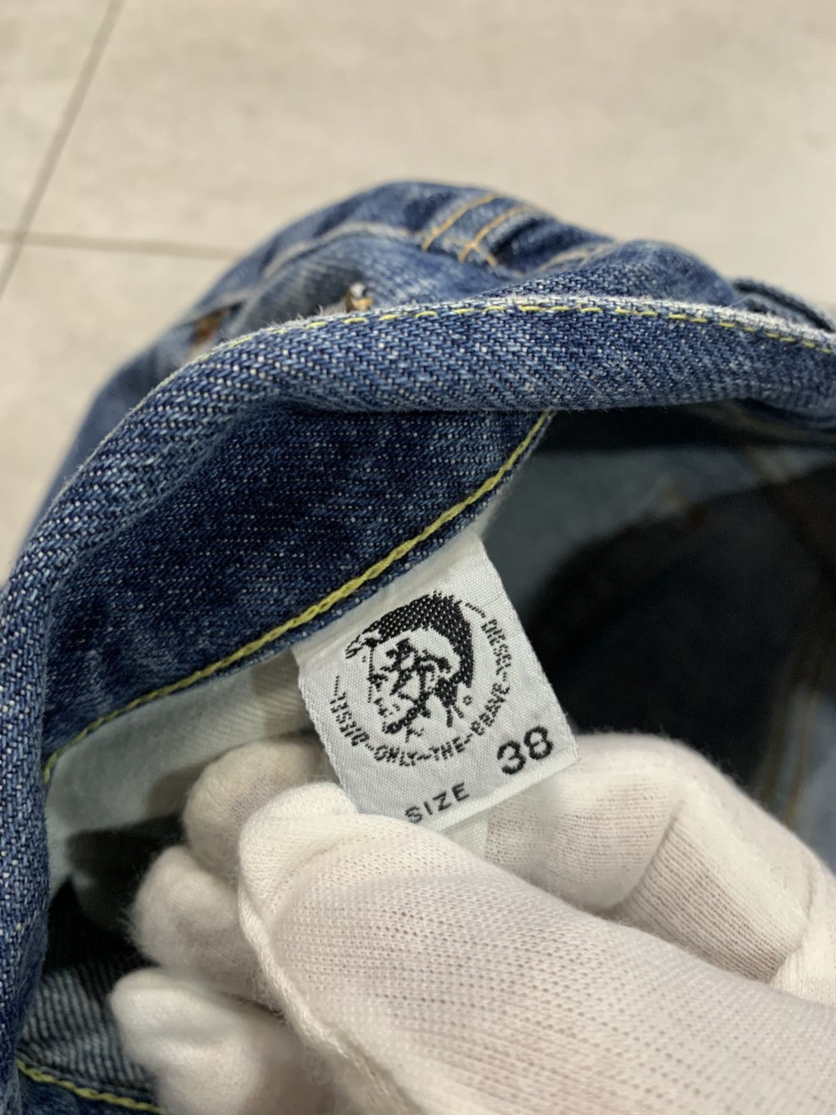Diesel Y2k 2000s Vintage Diesel faded blue Denim wide leg Jeans Size US 32 / EU 48 - 4 Thumbnail