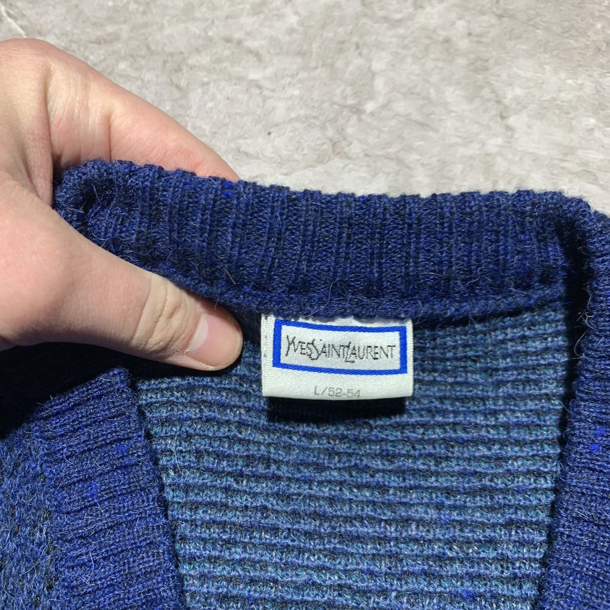 Vintage × Yves Saint Laurent Yves Saint Laurent RARE vintage wool knitted sweater Size US L / EU 52-54 / 3 - 3 Thumbnail
