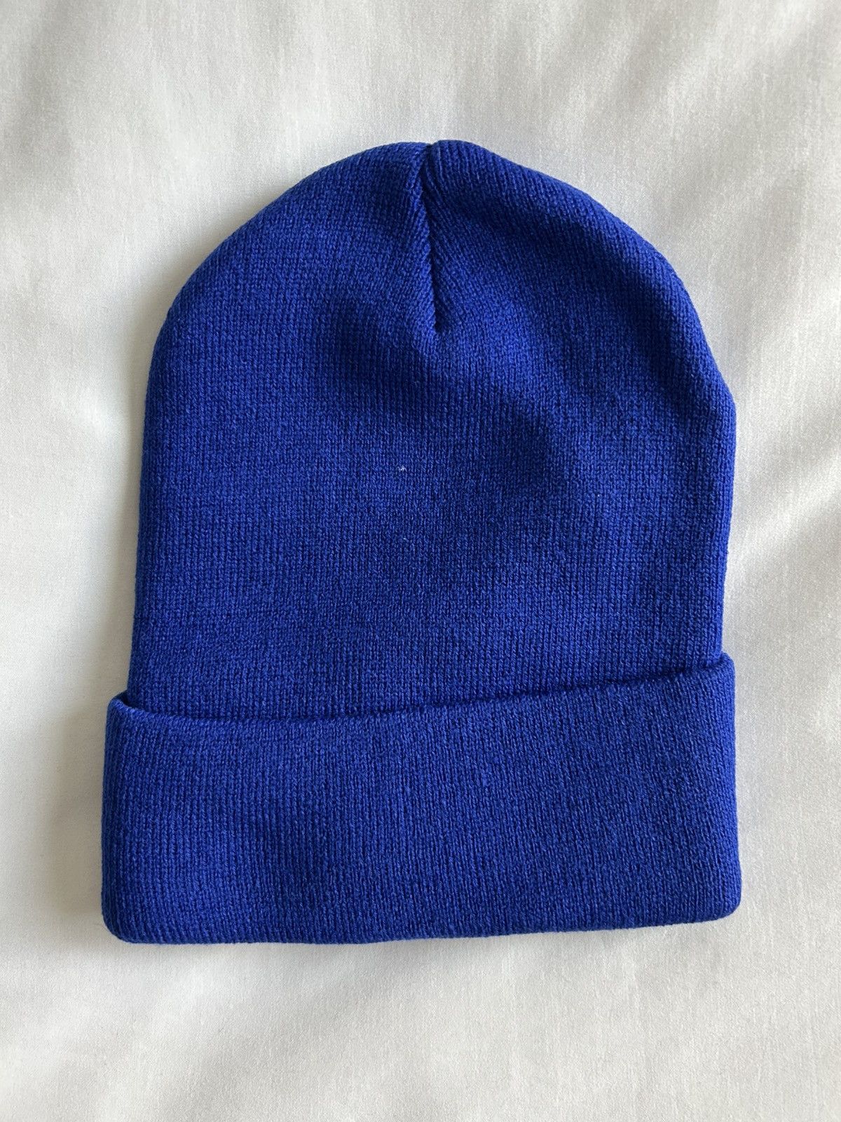 Drew House × Justin Bieber Drew House Cursive Beanie Royal Blue Size ONE SIZE - 3 Thumbnail