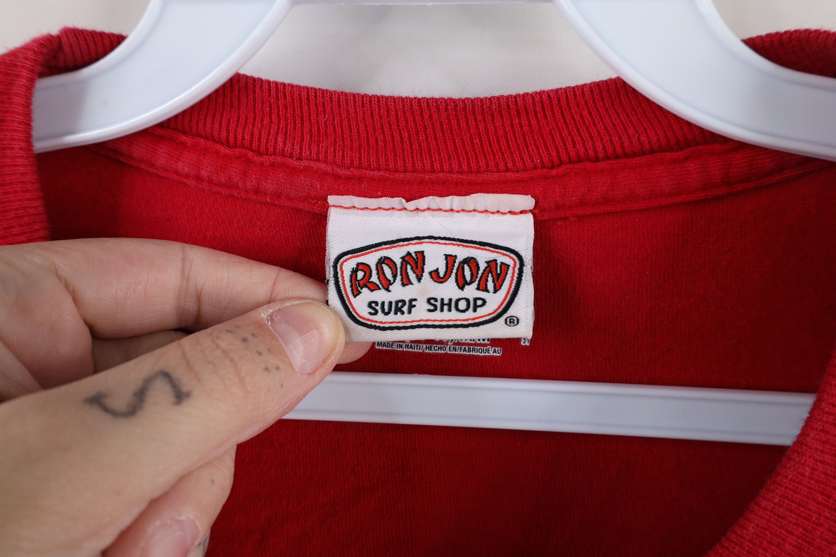 Ron Jon Surf Shop × Vintage Vintage Y2K Ron Jon Surf Shop Spell Out Long Sleeve T-Shirt Size US M / EU 48-50 / 2 - 12 Thumbnail