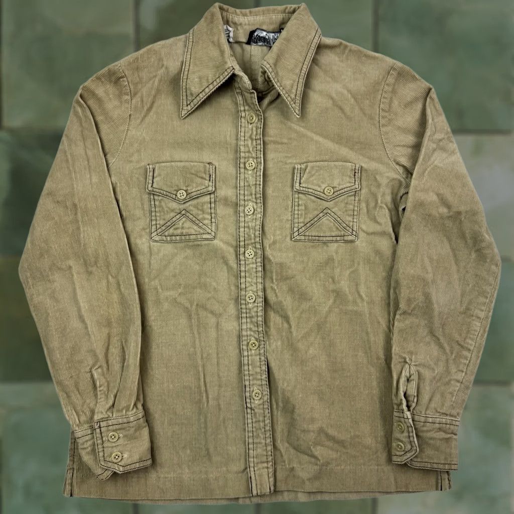 Vintage VINTAGE Rocky Road Corduroy Button Up Shirt Womens 8 1970s USA Hippie Cowboy Size M / US 6-8 / IT 42-44 - 1 Thumbnail