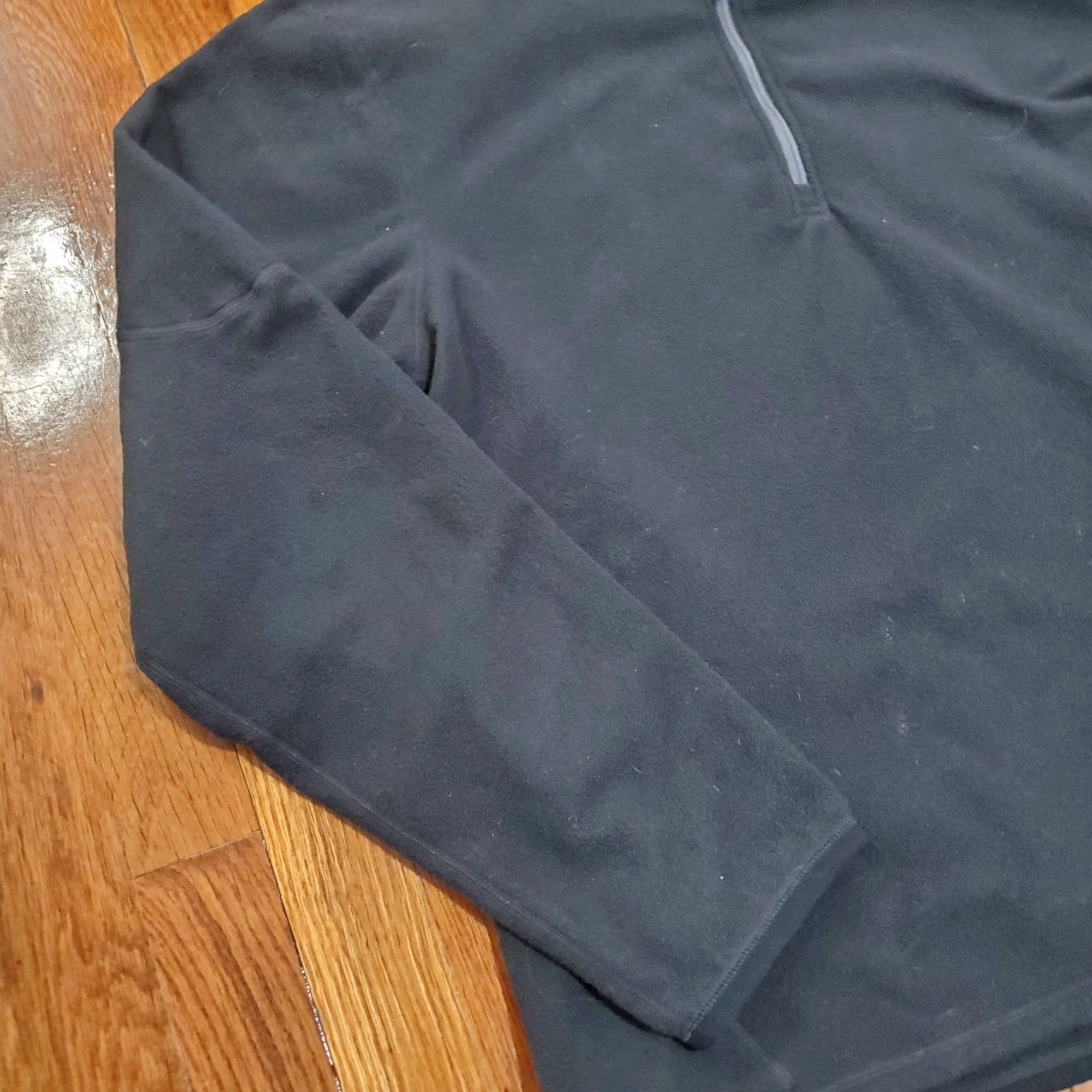 Nike VINTAGE Nike Pullover Men L Black Therma Fit 1/4 Zip Mock Neck Sweatshirt Active Y2K Size US L / EU 52-54 / 3 - 2 Thumbnail