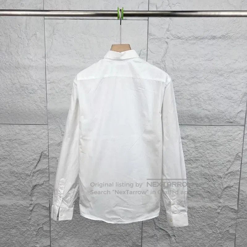 Burberry Burberry White Cotton Long Sleeve Shirt. Size US M / EU 48-50 / 2 - 2 Thumbnail