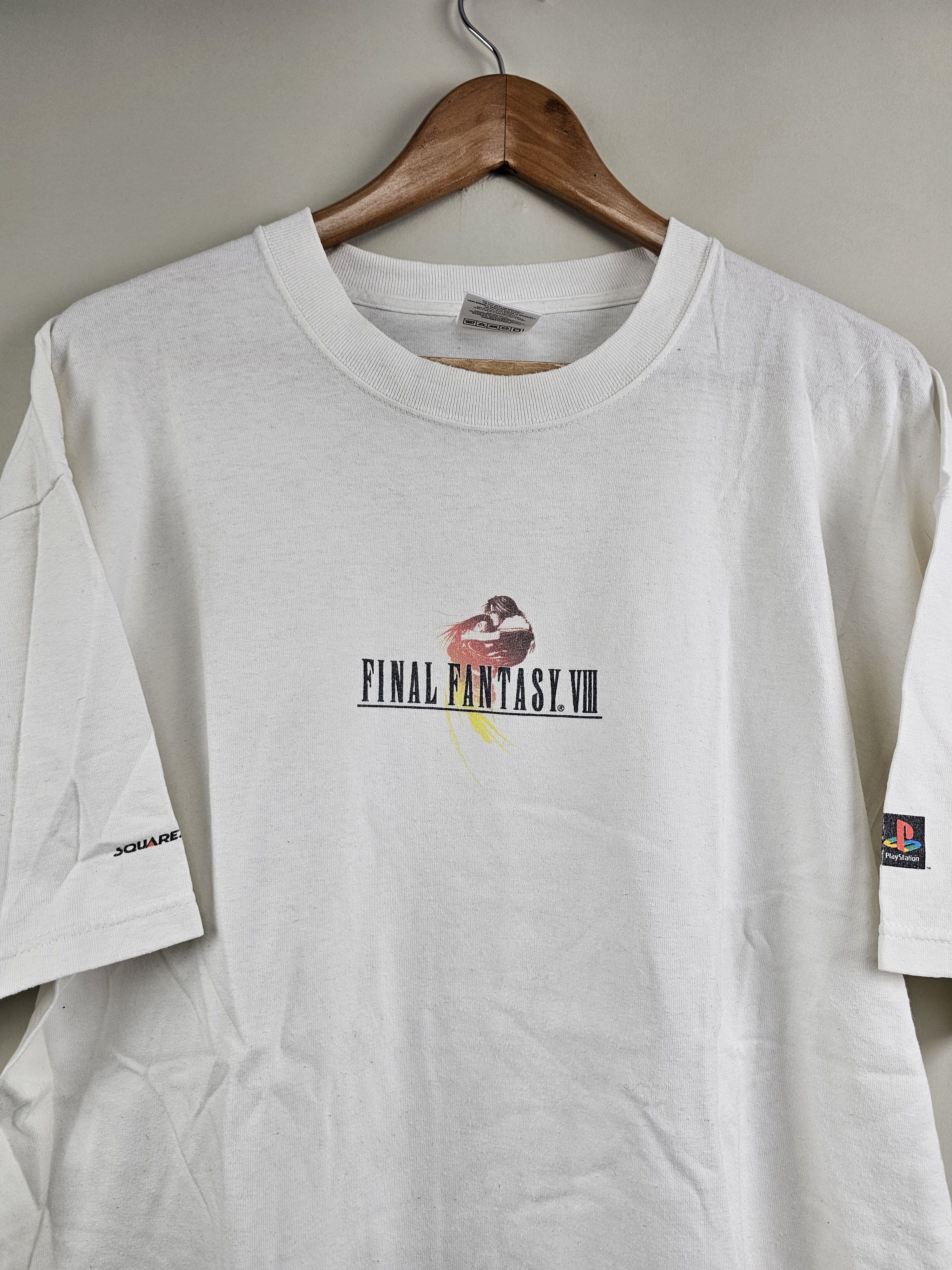Anime × Playstation × Vintage 1999 Final Fantasy VIII Promo tee 90S PS1 XL 23" 29" Size US XL / EU 56 / 4 - 2 Thumbnail