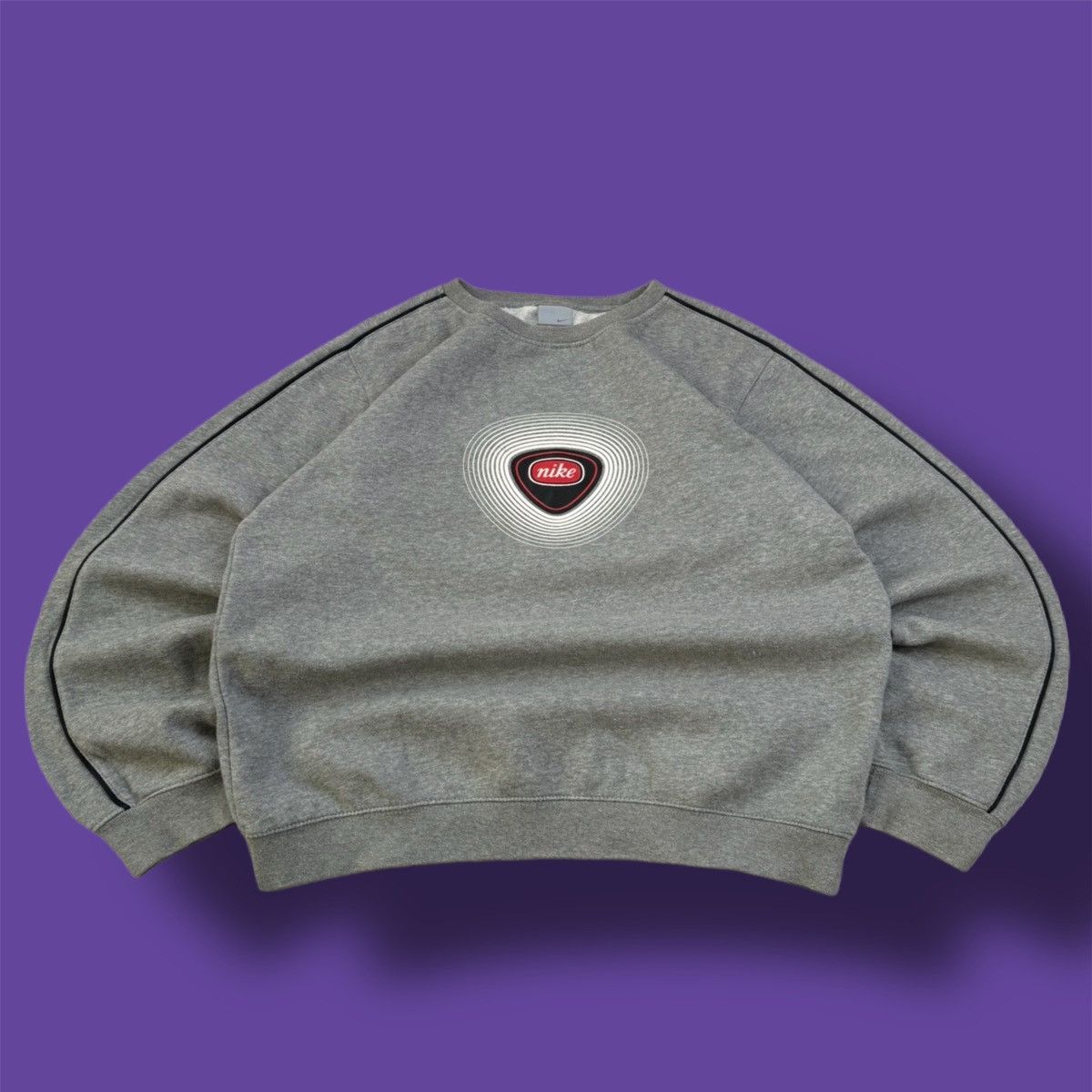 Nike × Vintage NIKE VINTAGE CENTER LOGO OVERSIZE BOXY SWEATSHIRT Size US M / EU 48-50 / 2 - 1 Thumbnail