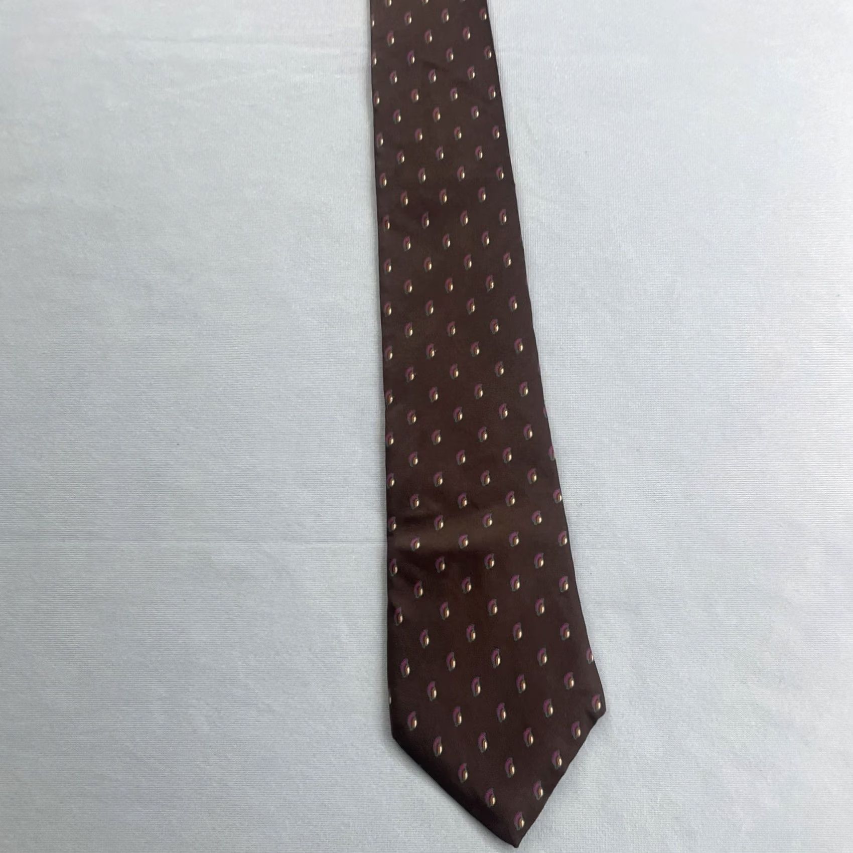 Vintage VINTAGE Necktie Charing Cross Schreter Italy Silk vtg 90s Geometry Black Deco Fan 3.5x56 Capsule Necktie Size ONE SIZE - 4 Thumbnail