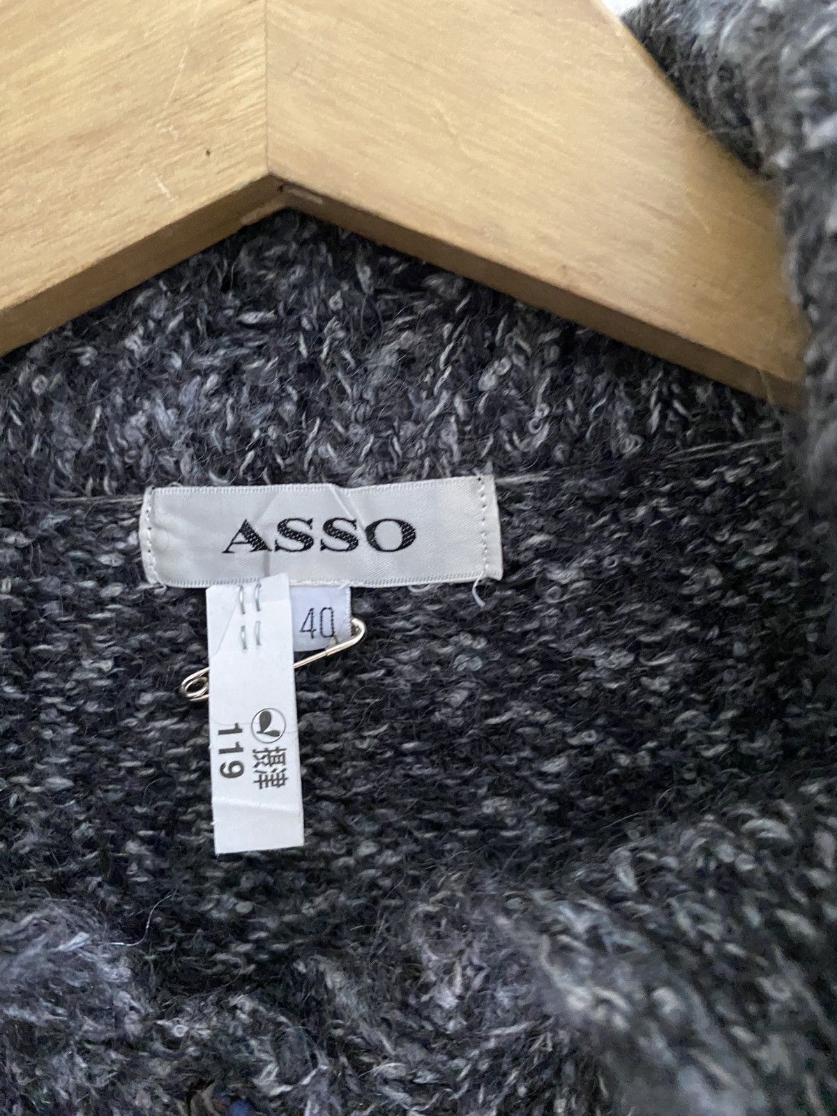 If Six Was Nine × Japanese Brand × Le Grande Bleu (L.G.B.) Asso distressed knit Size US M / EU 48-50 / 2 - 6 Thumbnail