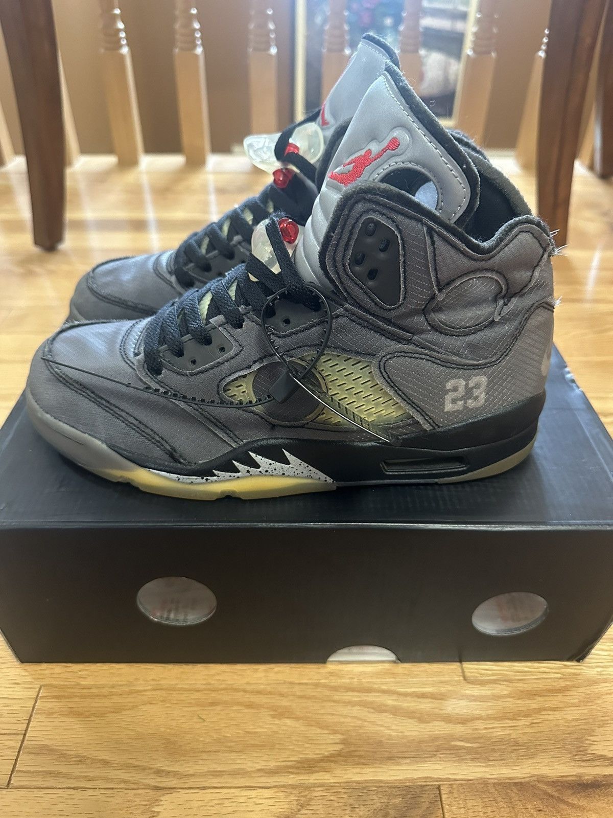 Jordan Brand Jordan 5 Off White Muslin Size US 9 / EU 42 - 4 Thumbnail