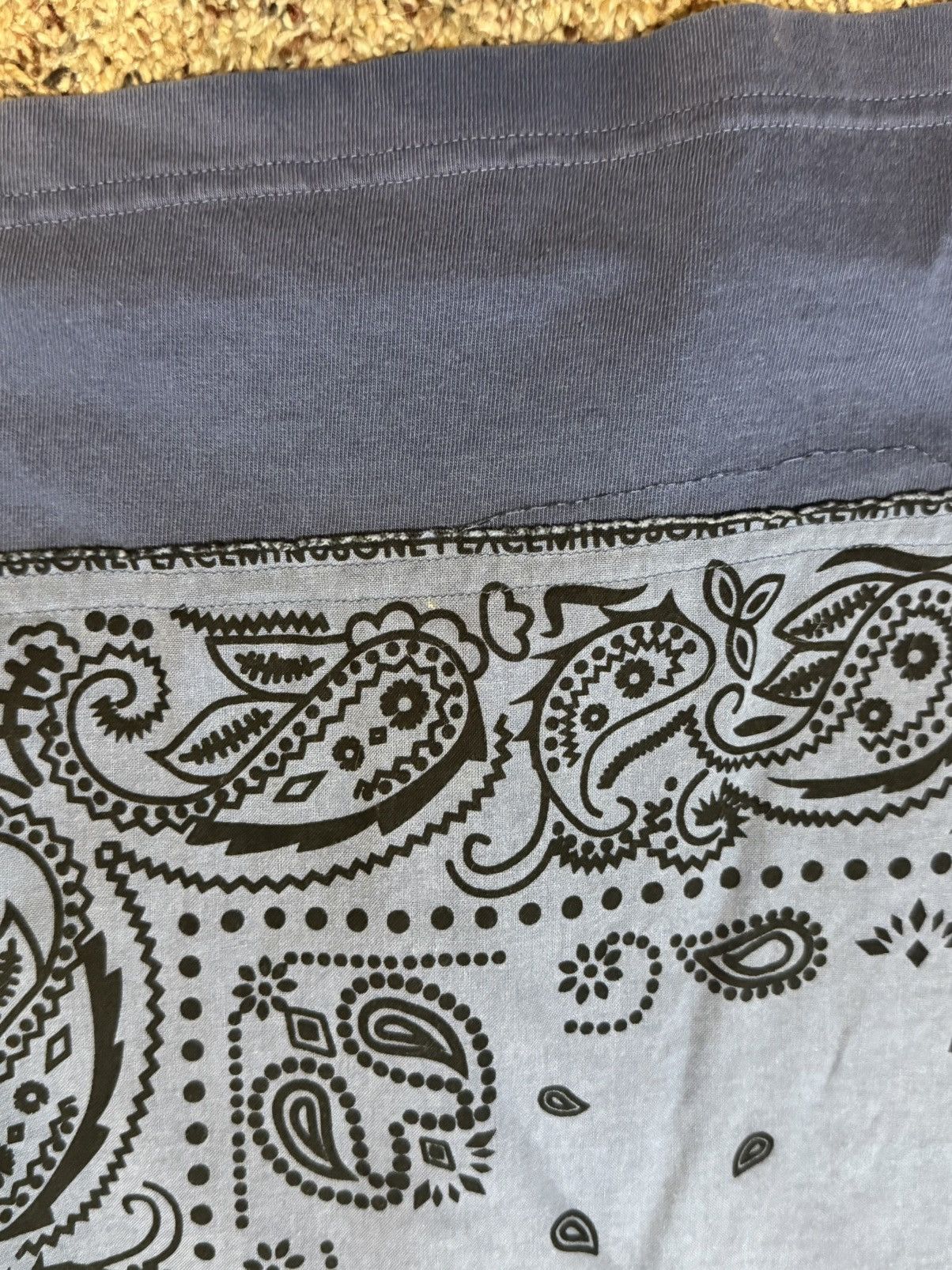 peaceminusone Peaceminusone Blue Sleeveless Bandana Print Tee Size US XXL / EU 58 / 5 - 5 Thumbnail
