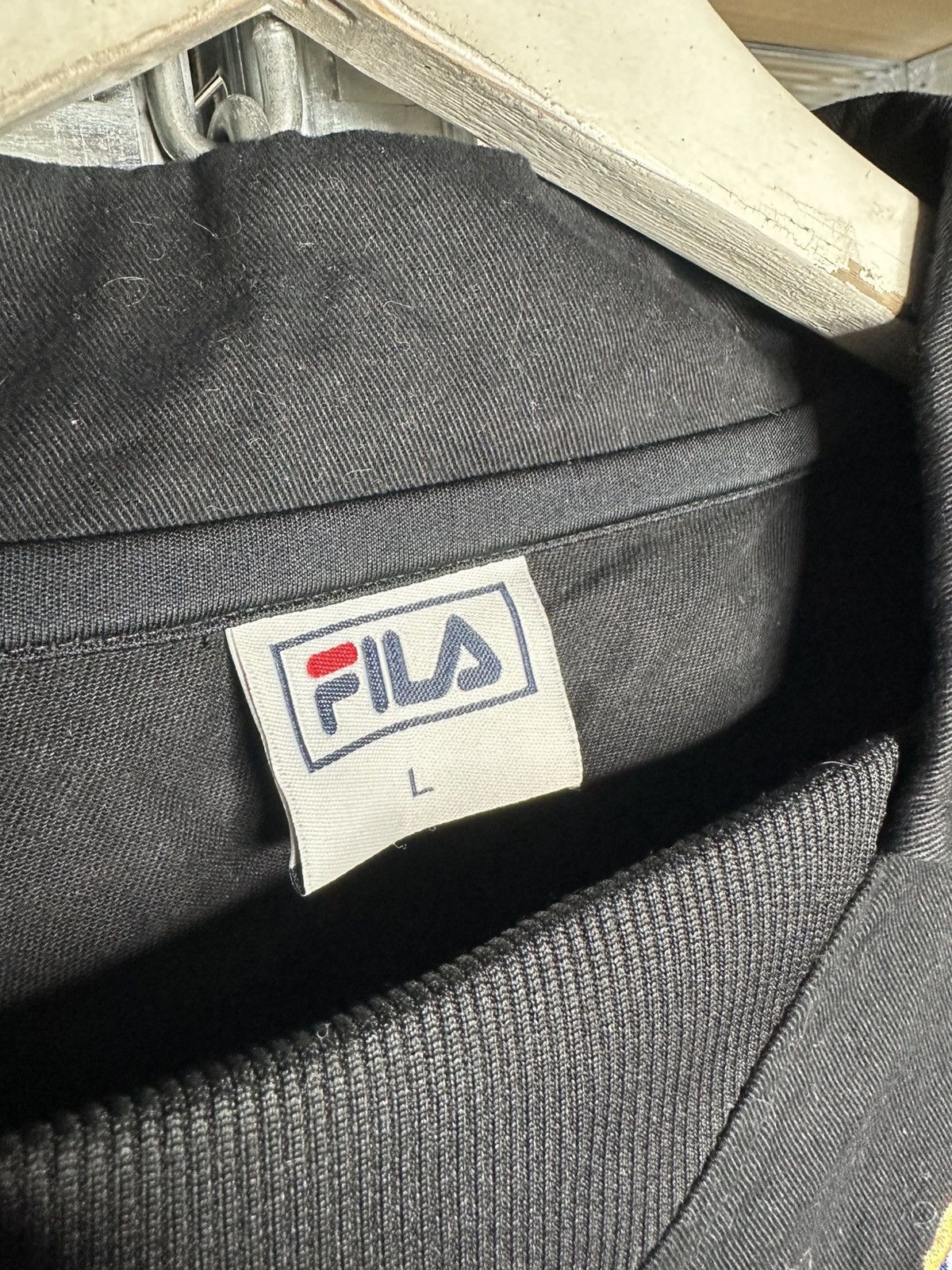 Fila 2012-13 Oldham Athletic Fila Football Soccer Drill Top Size US L / EU 52-54 / 3 - 5 Thumbnail