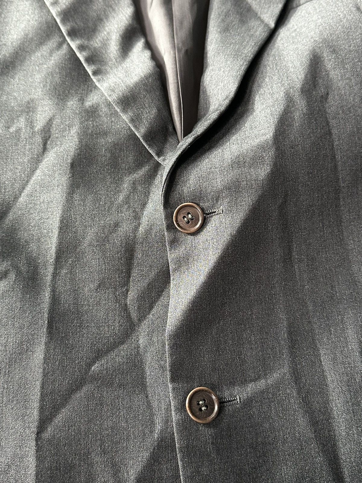 Loro Piana × Vintage 70s vintage Loro Piana Blazer Jacket gray 100% lana Size US XL / EU 56 / 4 - 8 Thumbnail