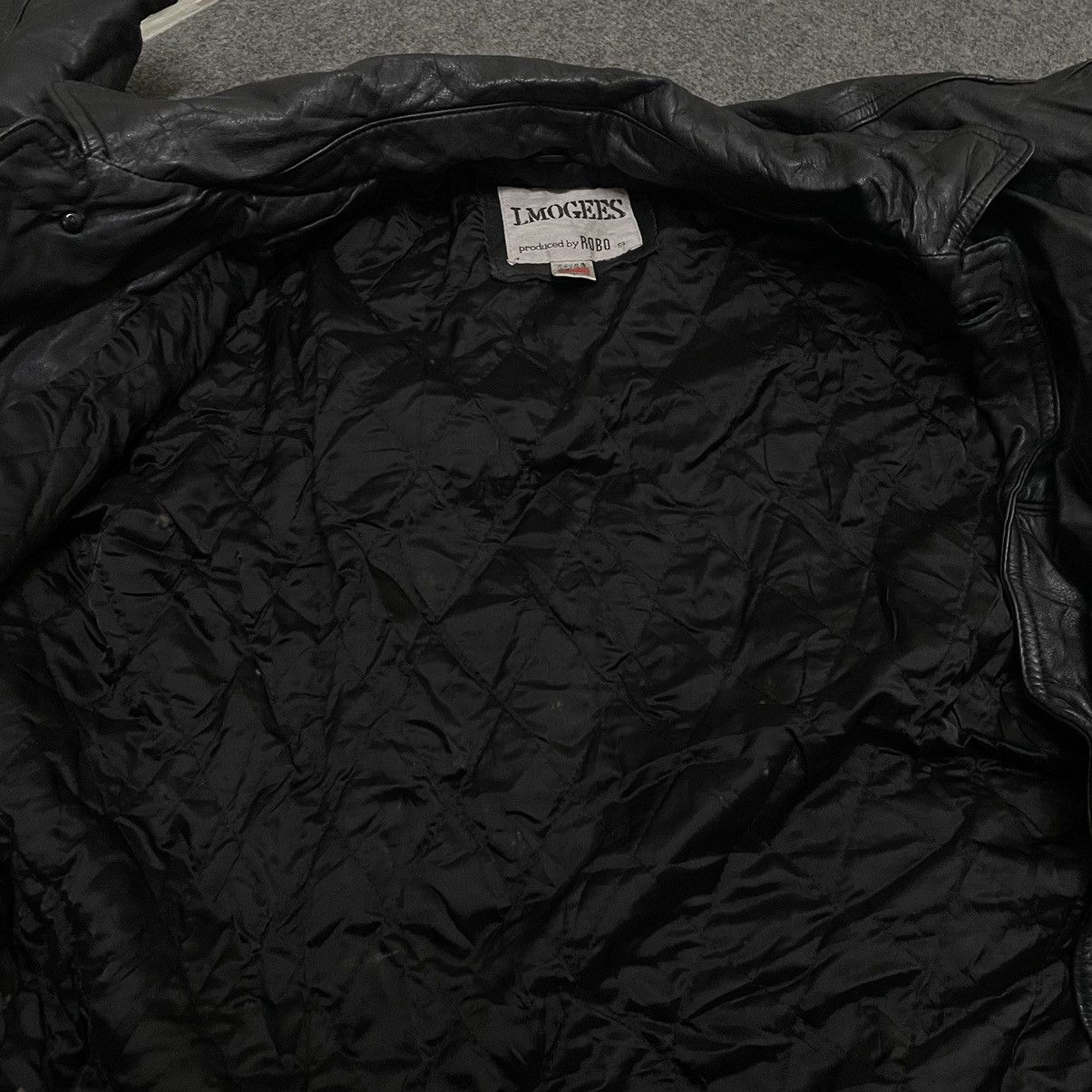 Genuine Leather × Japanese Brand Lmogees Cowhide Leather Jacket Quilted Lined Size US M / EU 48-50 / 2 - 9 Thumbnail