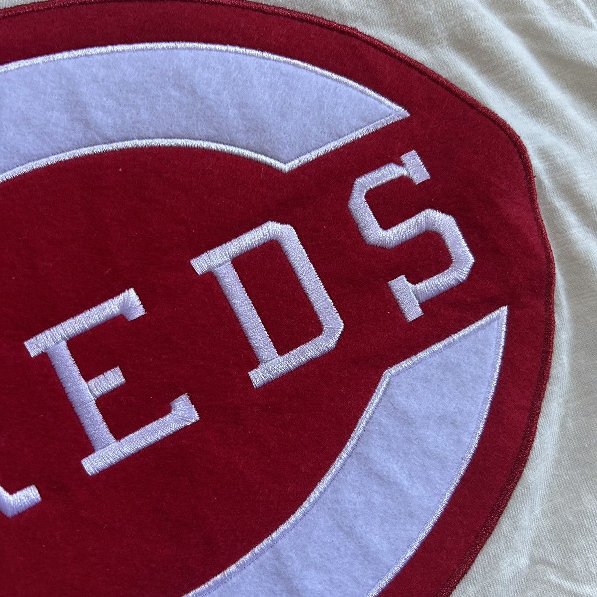 Mitchell & Ness SLUBBY HEAVYWEiGHT 2XL CiNCiNNATi REDS FELT LOGO PATCH TEE Size US XXL / EU 58 / 5 - 4 Thumbnail