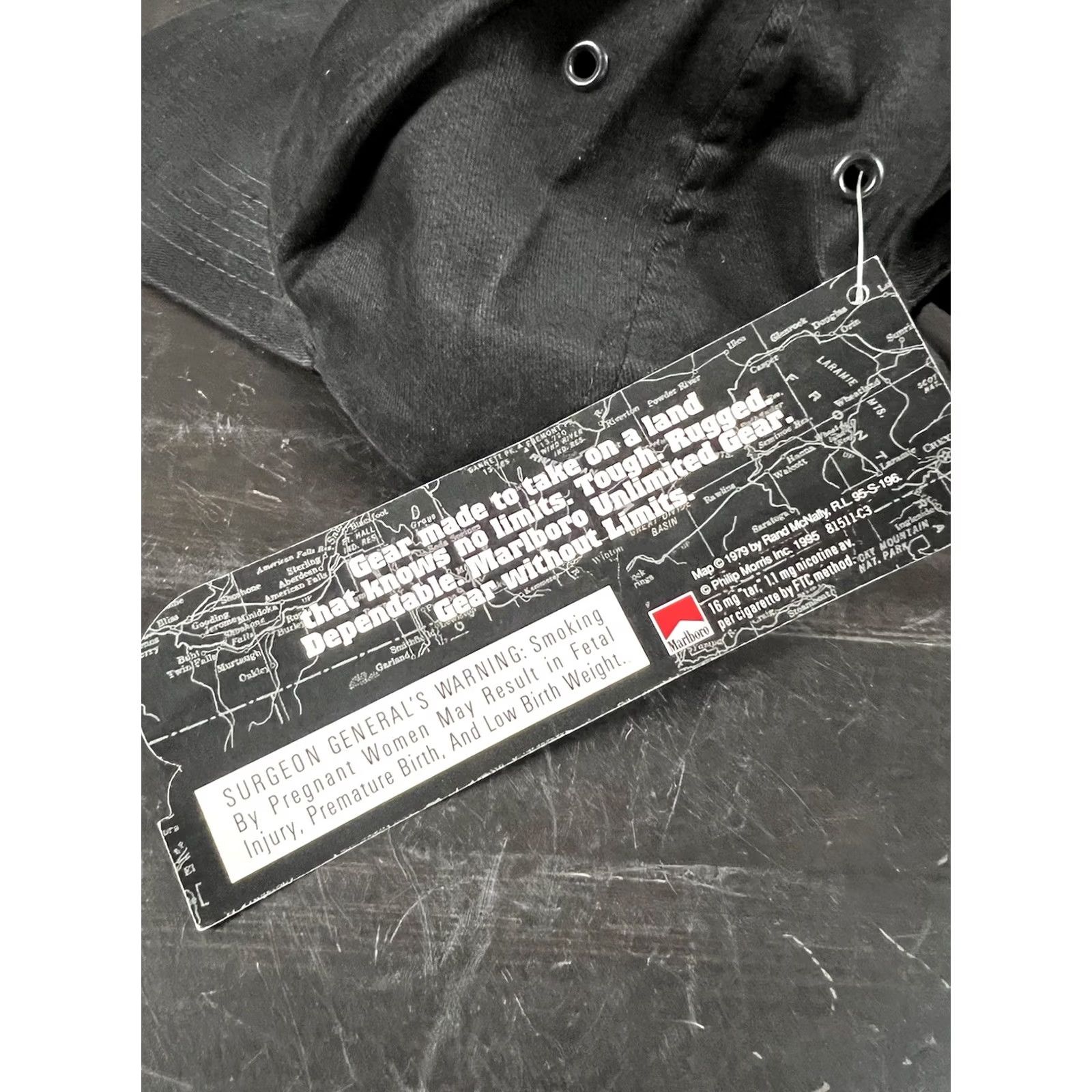 Marlboro VINTAGE Marlboro Unlimited Gear Hat/Cap Black/Red Train Strapback 1995 NWT Mens Baseball Cap Adjustable Lightweight Breathable 90s Classic Cap Size ONE SIZE - 8 Thumbnail