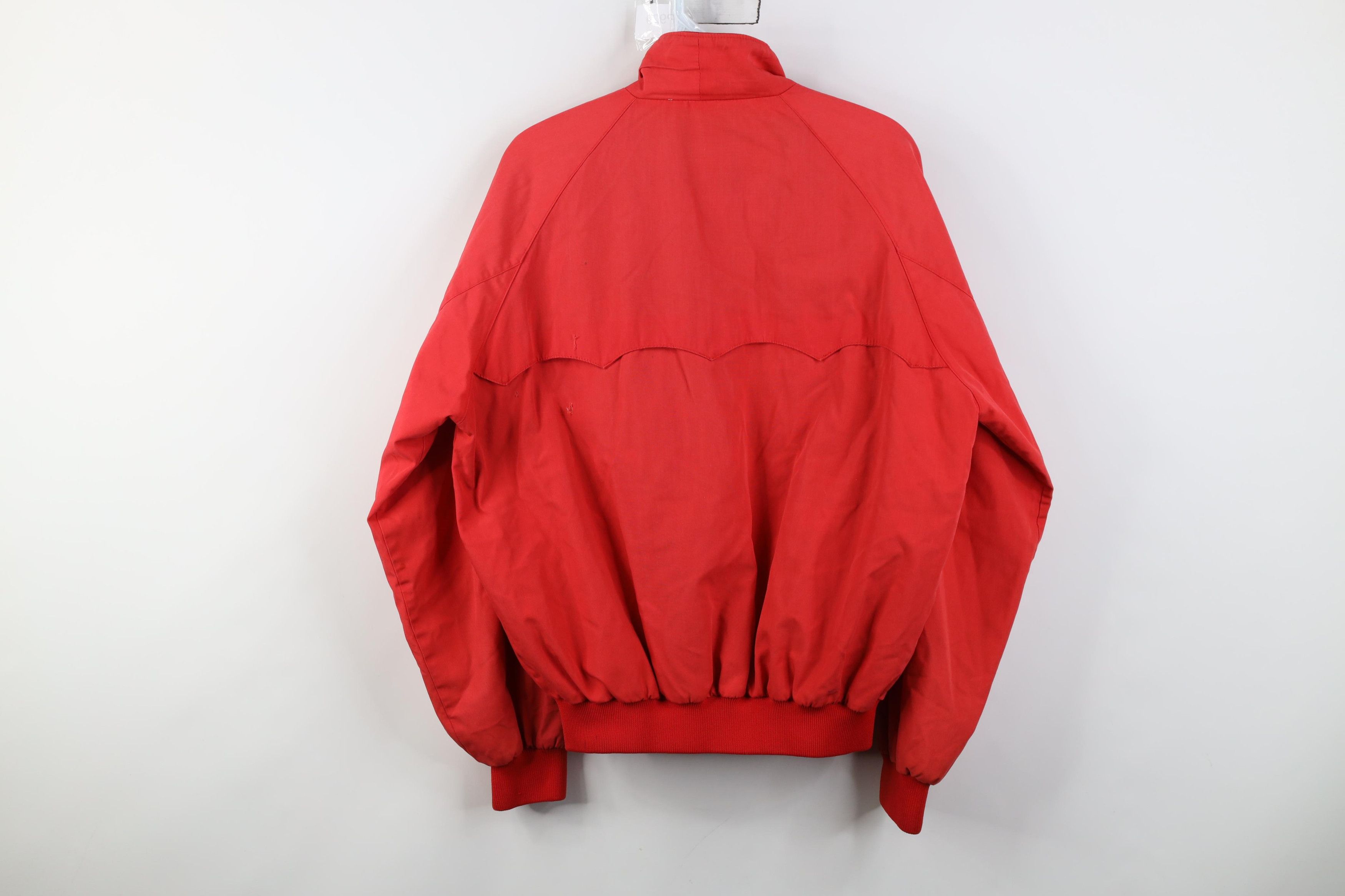 Vintage Vintage 70s 80s Fire Department Cafe Racer Bomber Jacket Red Size US L / EU 52-54 / 3 - 21 Thumbnail