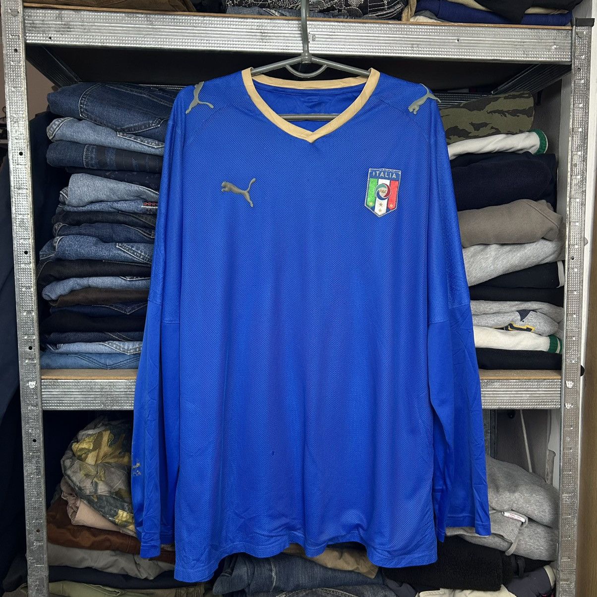 Puma Vintage Puma FC Italy 2000’s Home Training soccer jersey Size US XL / EU 56 / 4 - 1 Thumbnail