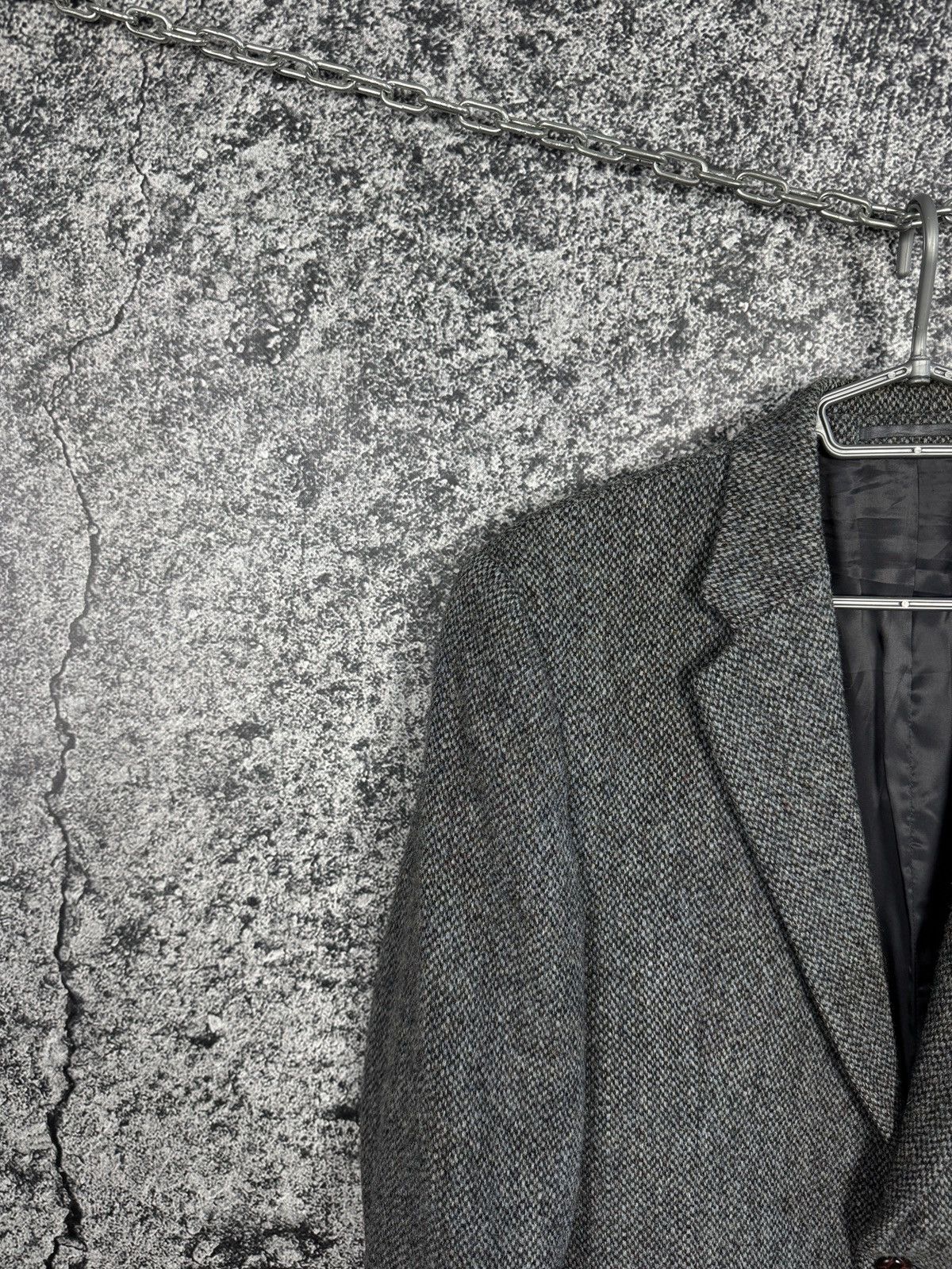 Harris Tweed Harris Tweed Pure New Wool Blazer Jacket Vintage Size 40 Size 40R - 3 Thumbnail