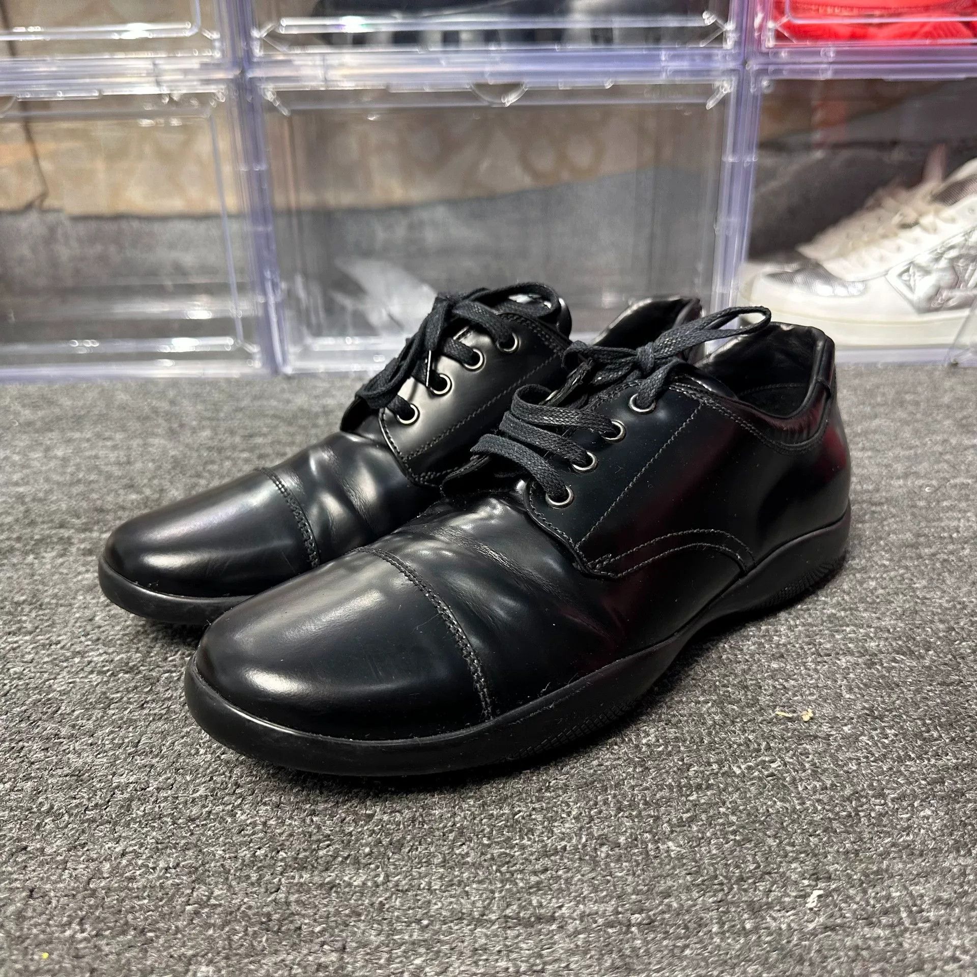 Prada Prada Casual Black Lowtop Sneakers 8 Men Size US 8 / EU 41 - 1 Thumbnail