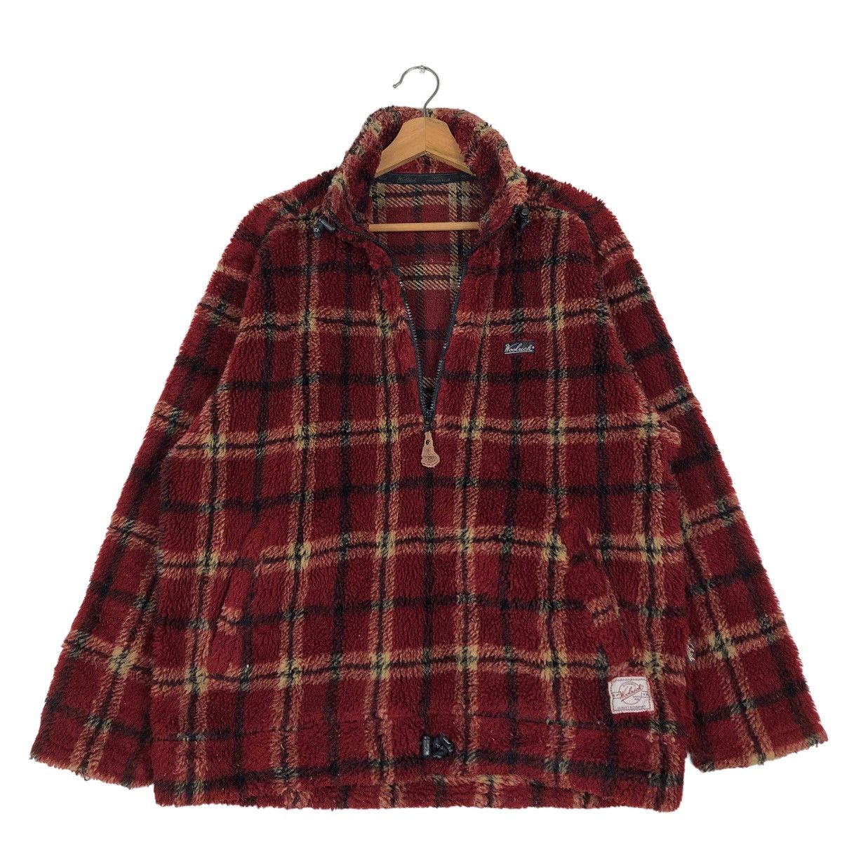 Woolrich Woolen Mills 🔥Vintage Anorak Fleece Half Zipper Jacket Woolrich Tartan Size US S / EU 44-46 / 1 - 11 Thumbnail