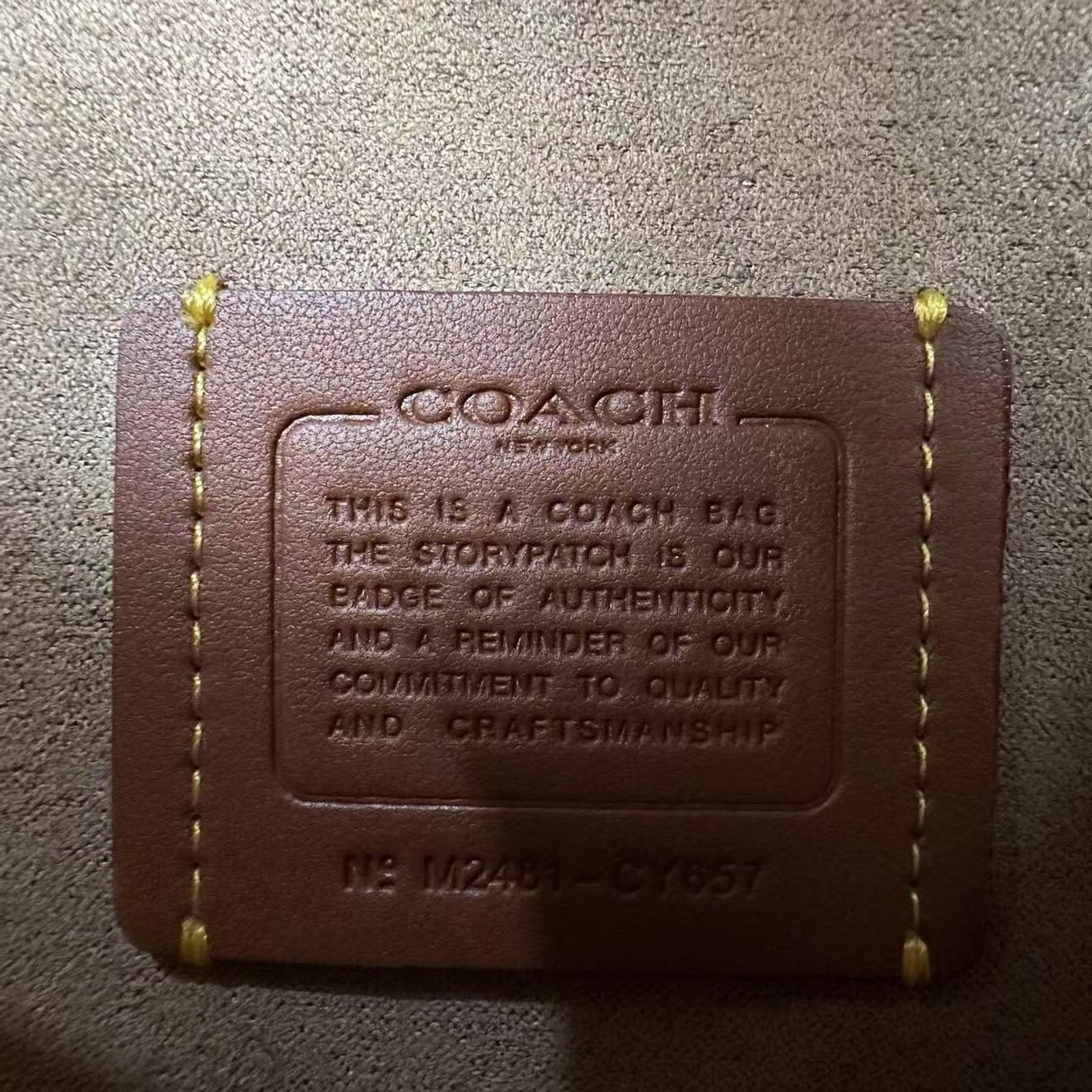 Coach Coach Quinn Shoulder Crossbody Bag In Leather/True Navy NWT Size ONE SIZE - 8 Thumbnail