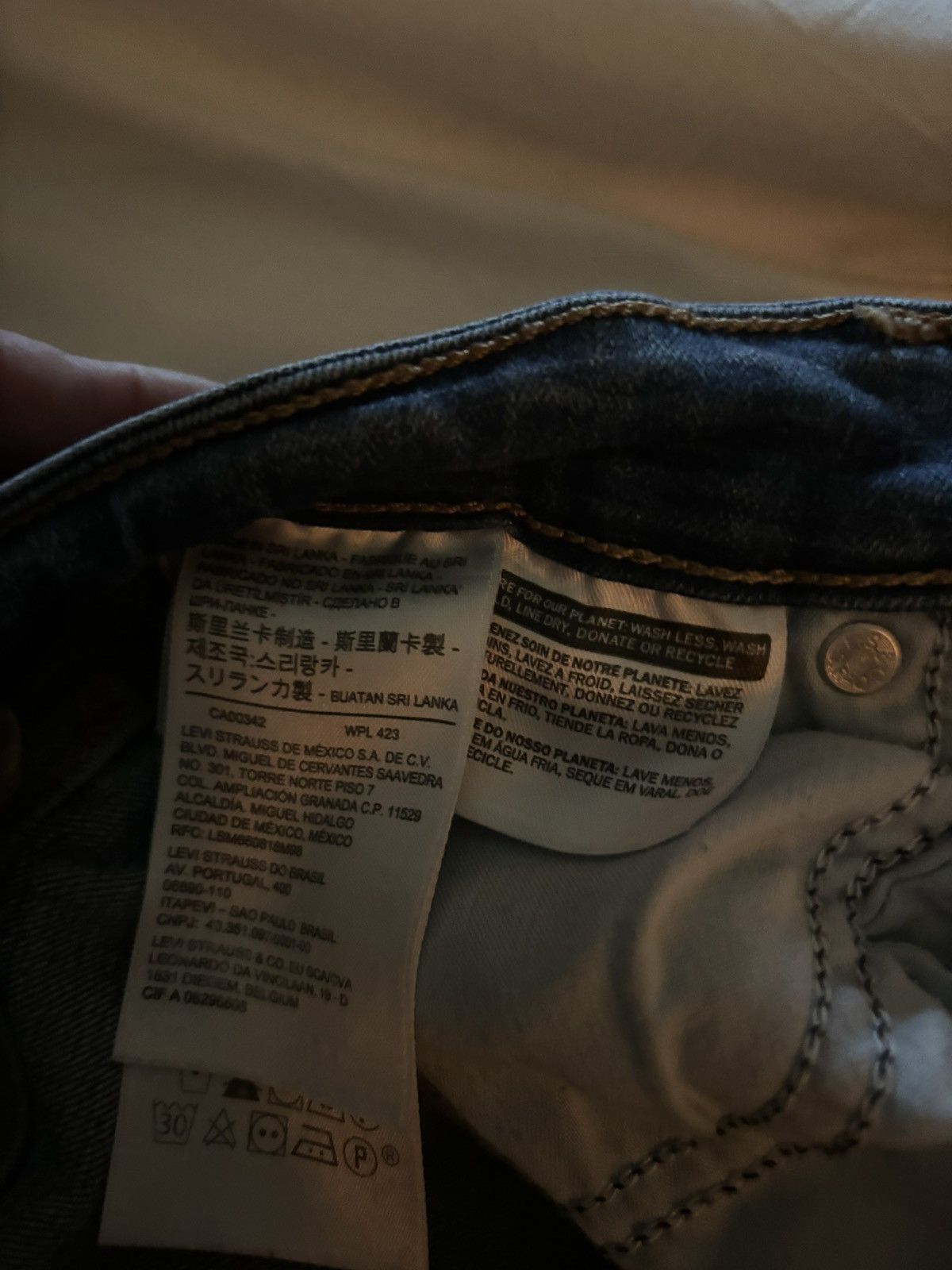 Levi's 721 Levi High Rise Skinny Jeans Size 28x28 Size 28" / US 6 / IT 42 - 3 Thumbnail