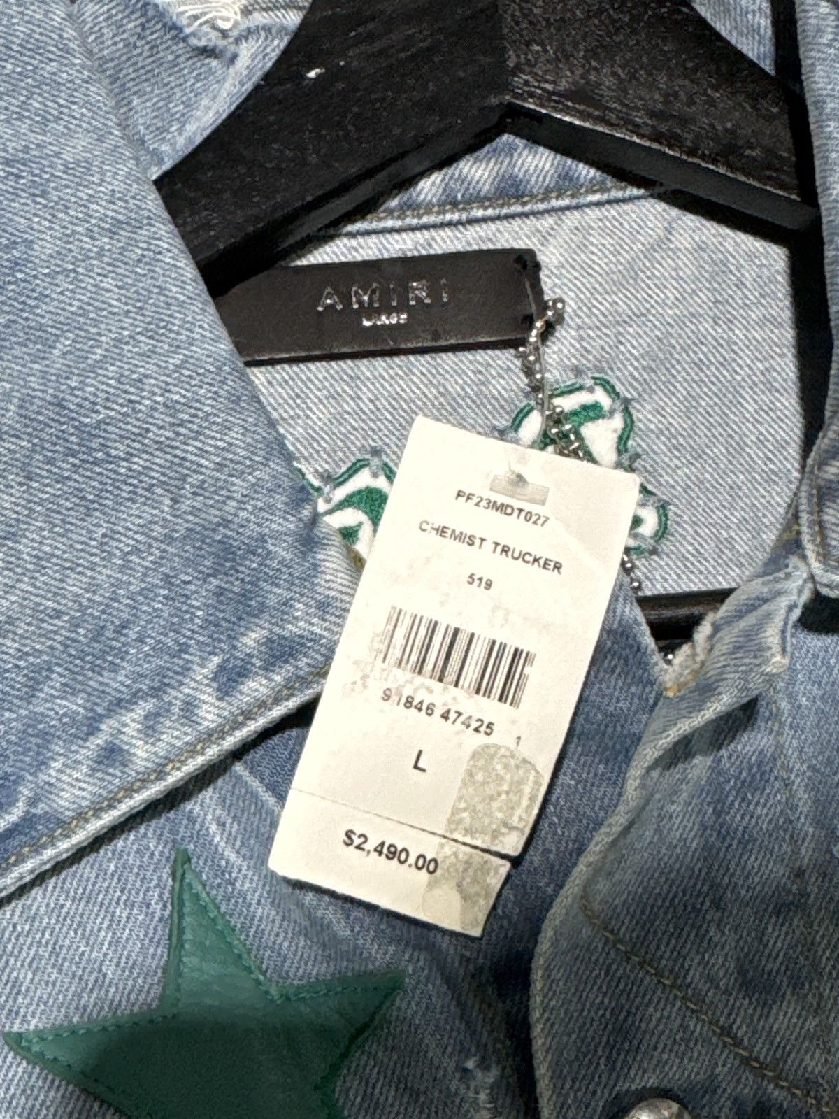 Other AMIRI X CHEMIST TRUCKER JACKET Size US L / EU 52-54 / 3 - 4 Thumbnail