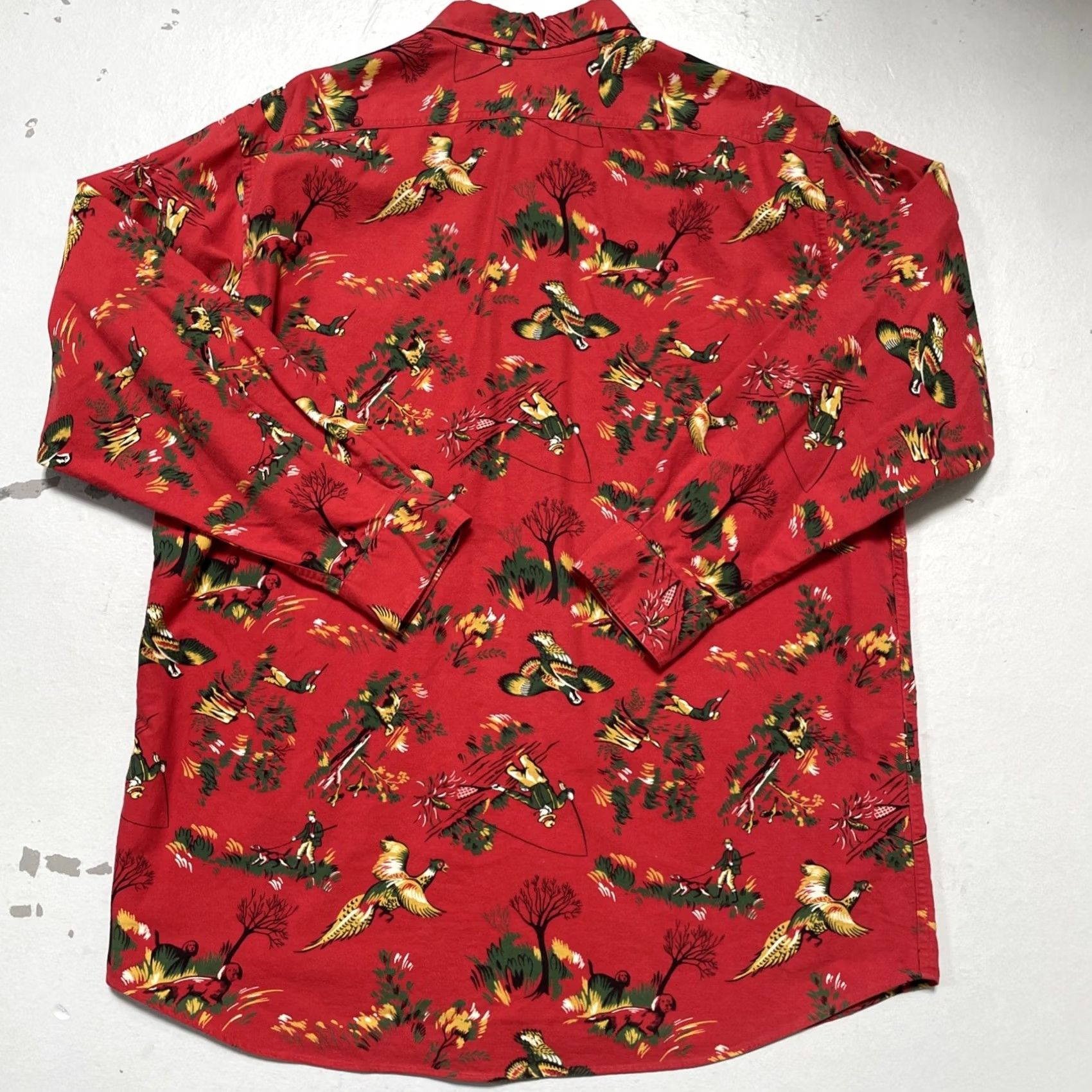 Polo Ralph Lauren VINTAGE Polo Ralph Lauren Bird Shirt L Long Adult 90s Mens Size US L / EU 52-54 / 3 - 7 Thumbnail