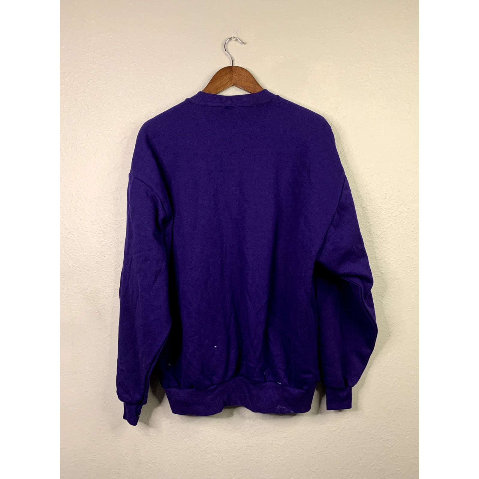 Jerzees Vintage Minnesota Sweatshirt Crewneck XL Purple STAINED 90s Size US XL / EU 56 / 4 - 11 Thumbnail