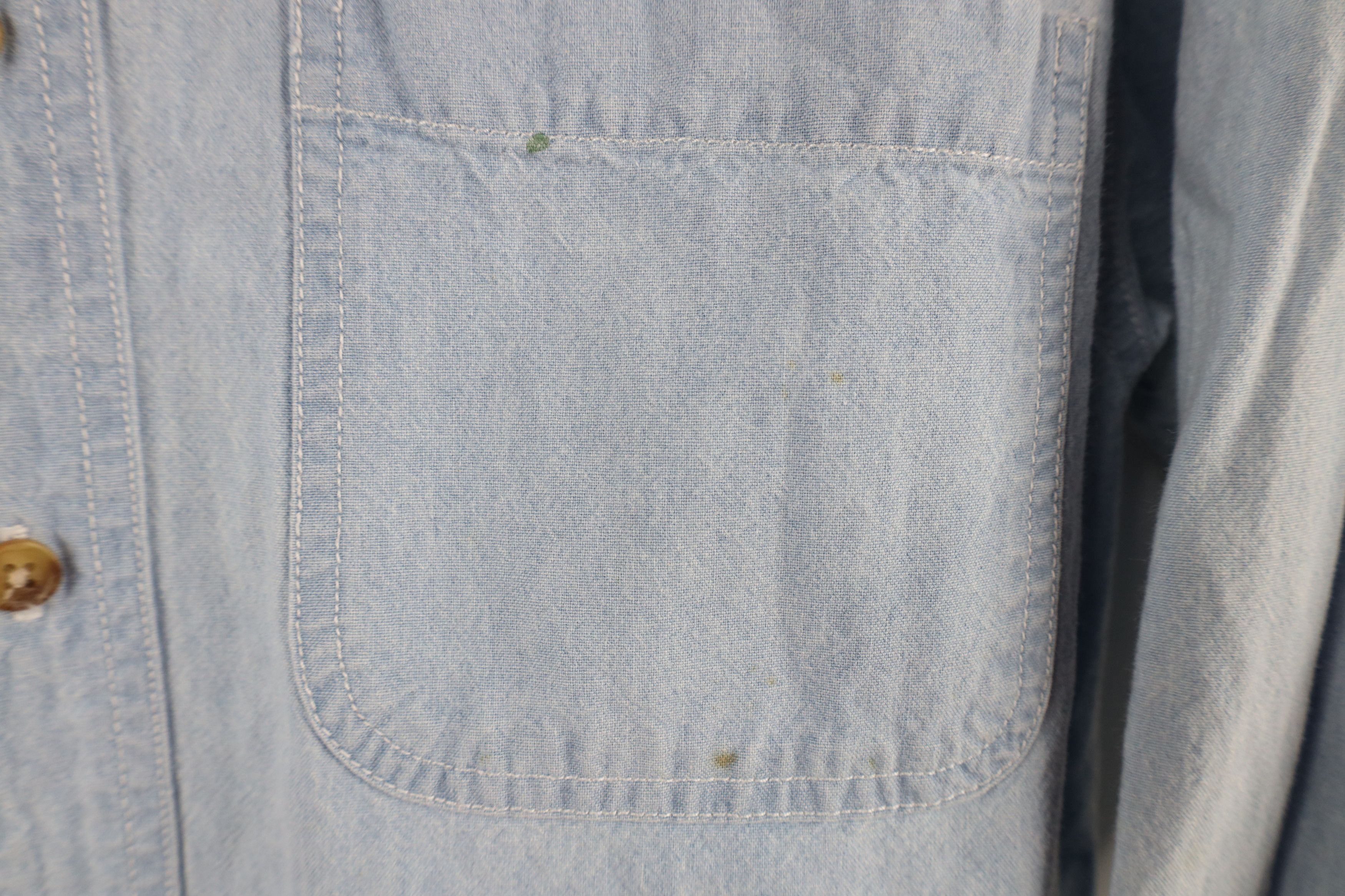 Vintage Vintage 90s Looney Tunes Cartoon Denim Button Shirt Blue Size US S / EU 44-46 / 1 - 4 Thumbnail