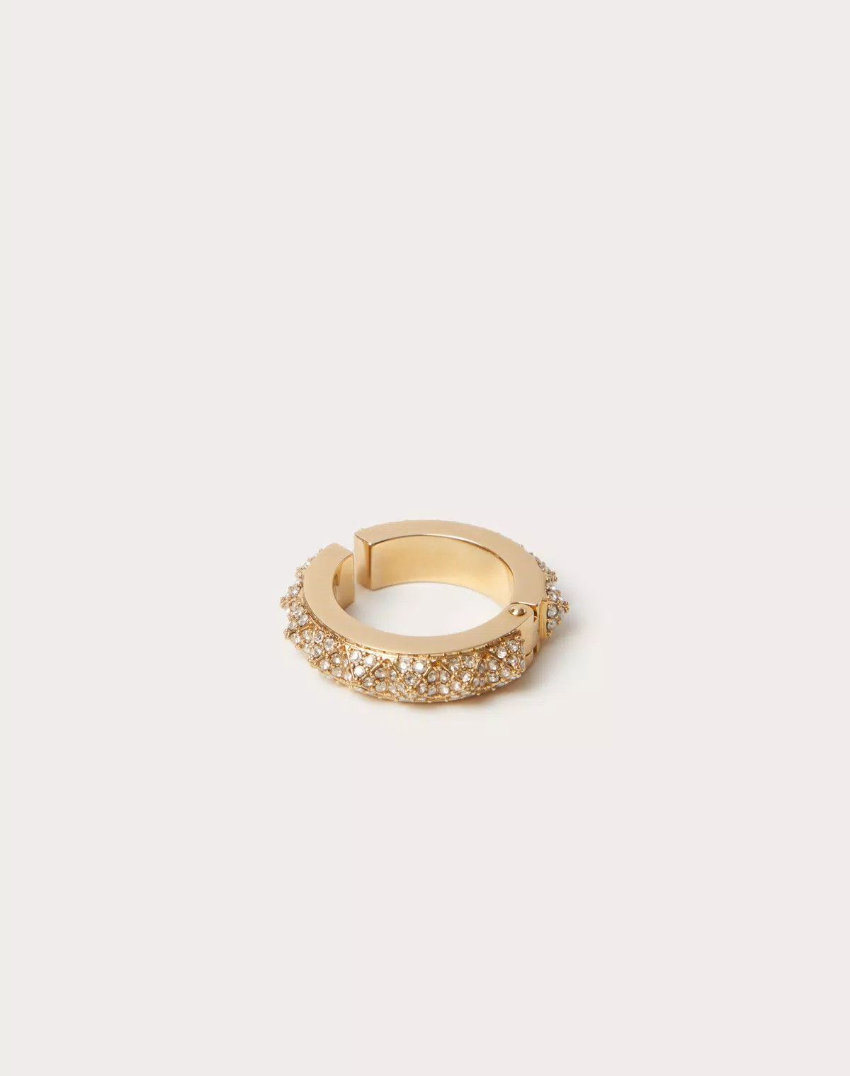 Valentino oc11z0725 Size:OS/Swarovski Crystal Single Earcuff in Golden Size ONE SIZE - 2 Thumbnail