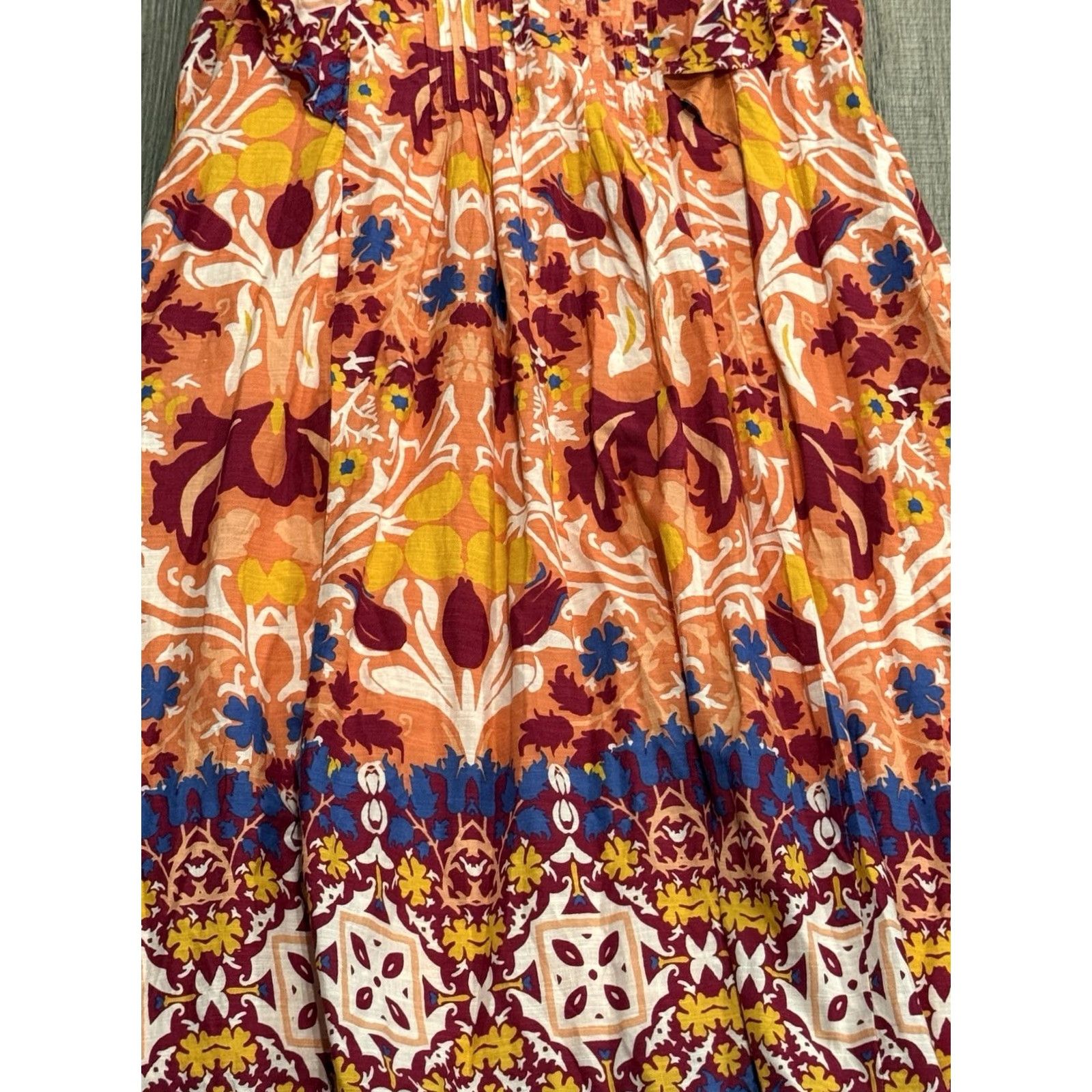 Anthropologie NWT Anthropologie Maeve The Cassandra Maxi Dress Plus Size 2X Maxi Dress Floral Multicolor Flutter Sleeve Bohemian 2XL Womens Shirts? Size XXL / US 16-18 / IT 52-54 - 5 Thumbnail
