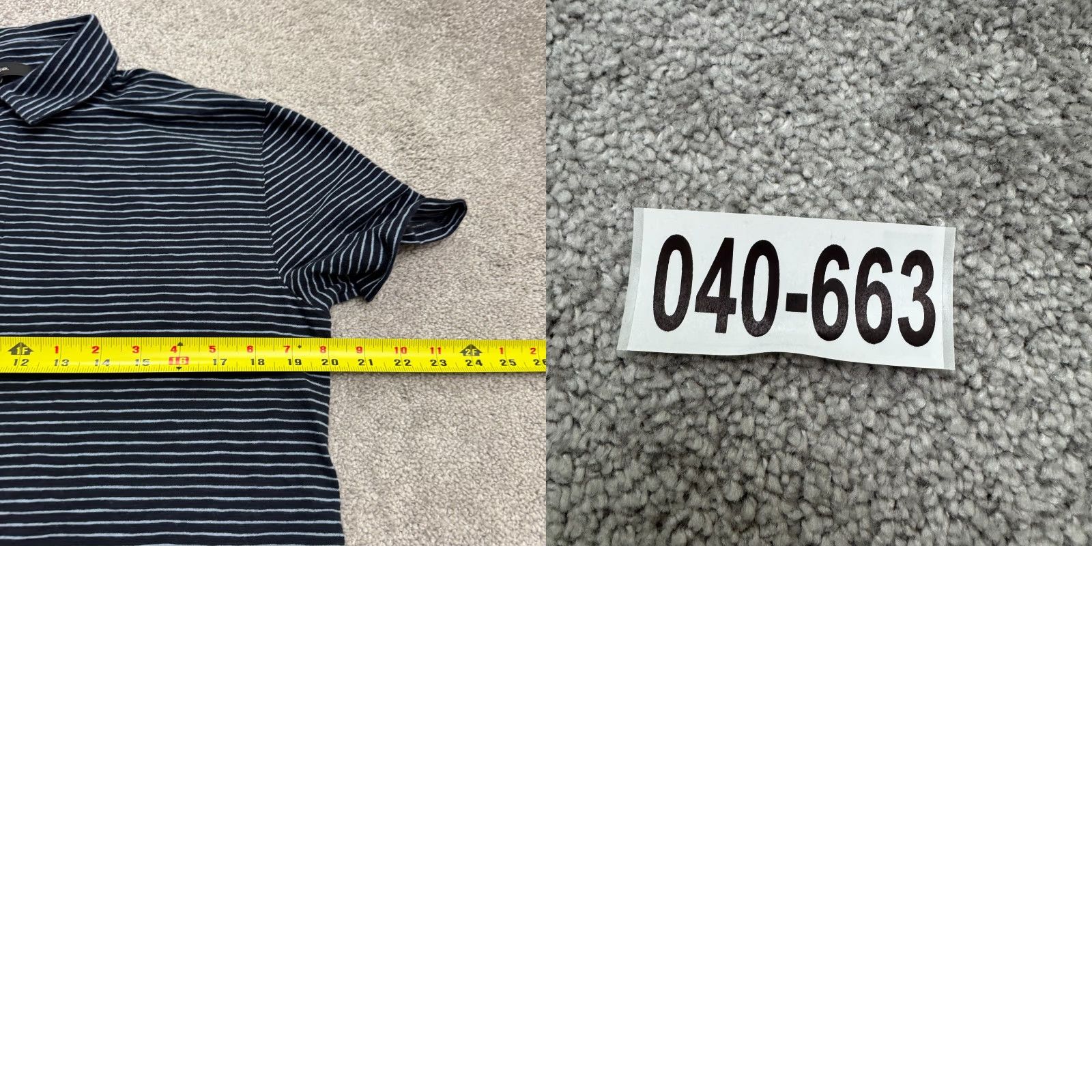 Vince Vince Polo Shirt Mens M Navy Blue Striped Short Sleeve Casual Preppy Sports 90s Mens Size US M / EU 48-50 / 2 - 9 Thumbnail
