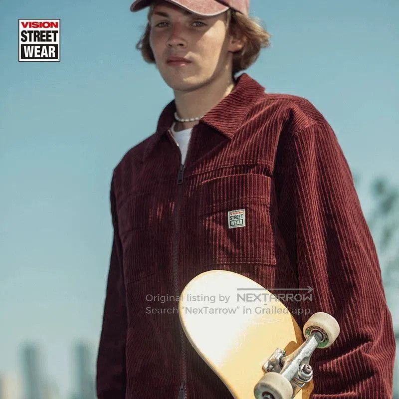 Vision Streetwear Vision Street Wear Red Corduroy Jacket Set. Size US M / EU 48-50 / 2 - 1 Thumbnail