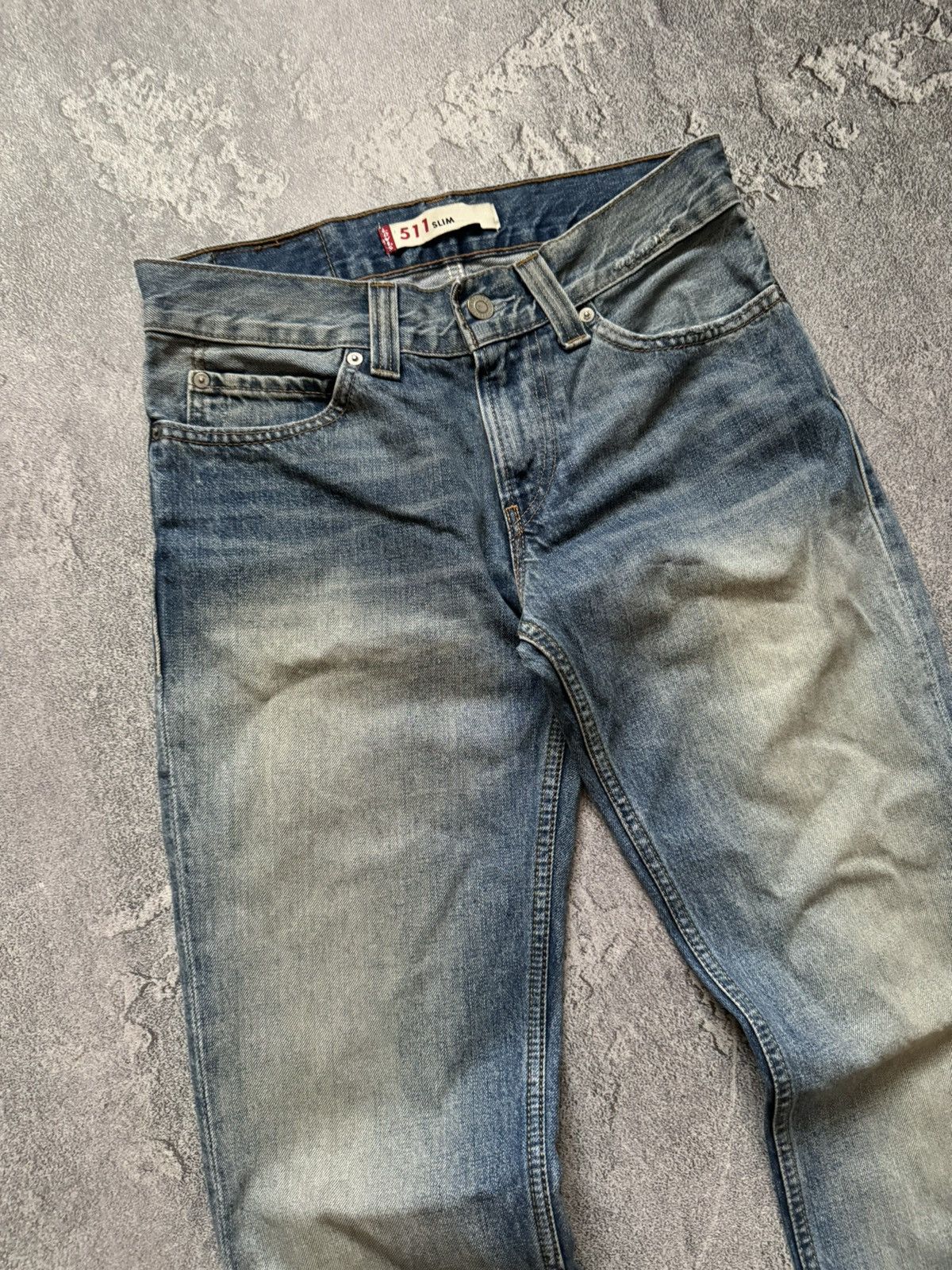 Levi's × Levi's Vintage Clothing × Vintage Levi’s 511 31/34 blue wash denim pant trouser Jean chino Size US 31 - 9 Thumbnail