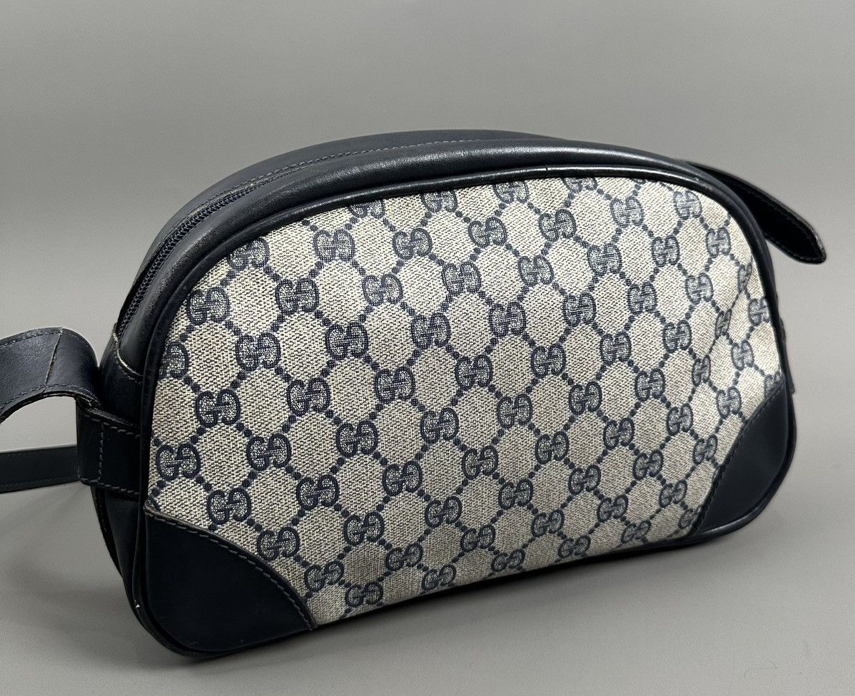 Gucci Gucci - Vintage GG Monogram Supreme Pattern - Coated - Navy Size ONE SIZE - 7 Thumbnail