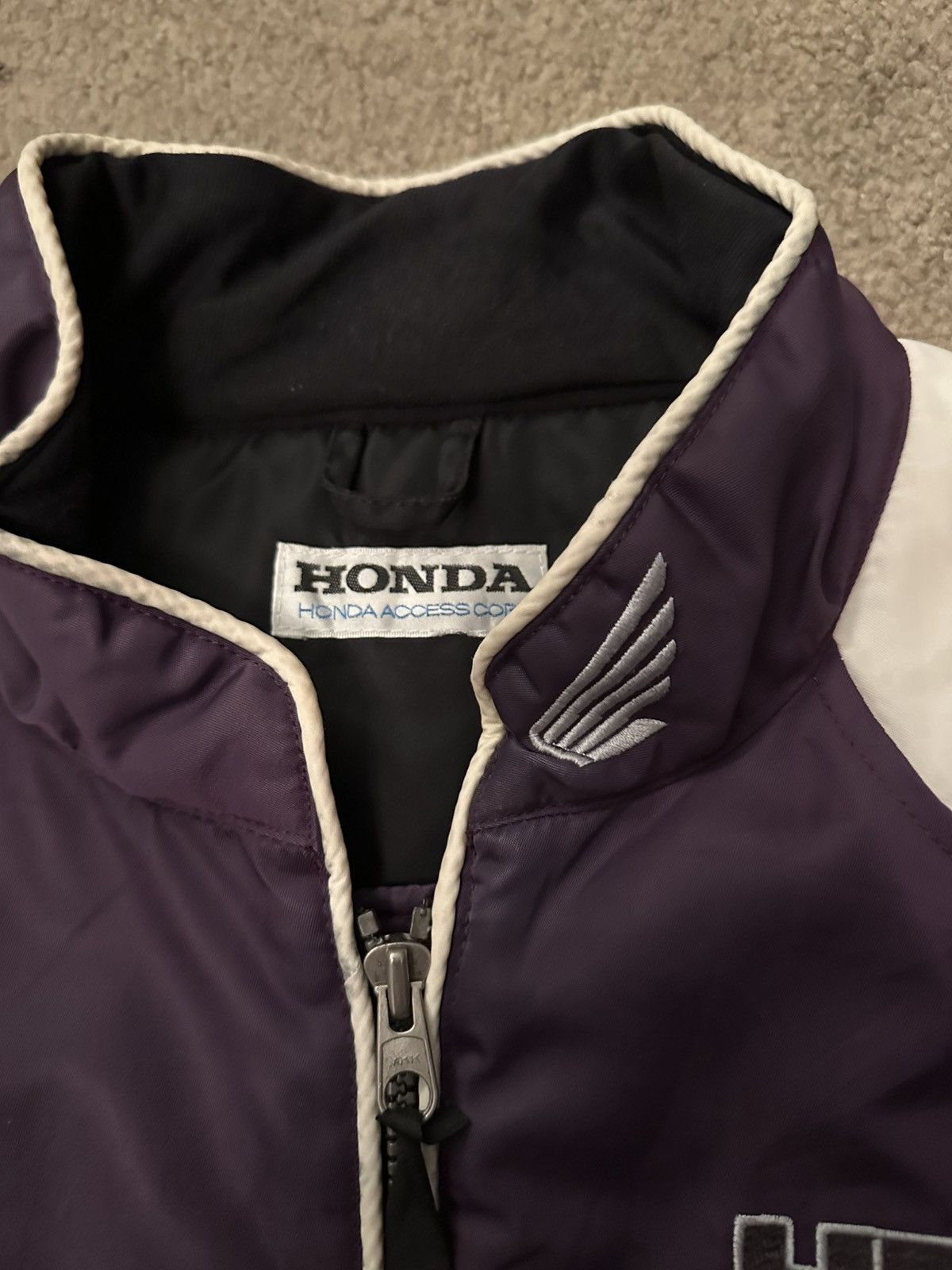 Other Vintage Honda Racing Jacket S Purple Nylon Bomber Jacket Vtg Size US S / EU 44-46 / 1 - 5 Thumbnail