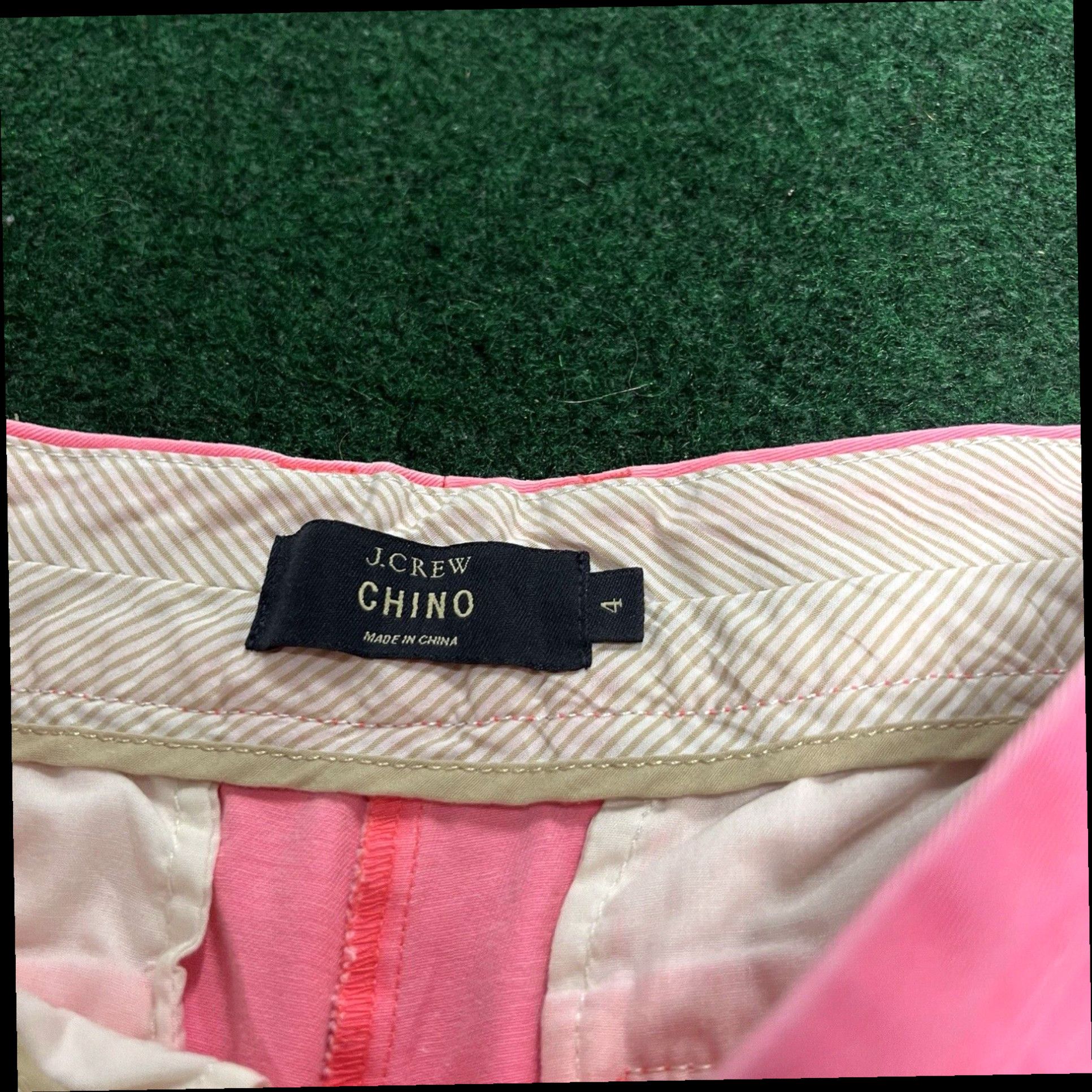 J.Crew J. Crew Shorts Womens Size 4 Pink Pockets Chino Flat Front Casual Preppy Size 27" / US 4 / IT 40 - 3 Thumbnail