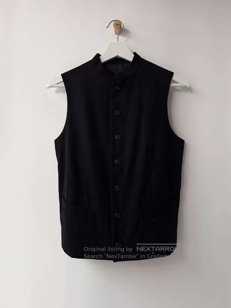 Yohji Yamamoto Yohji Yamamoto size os 2000AW Straight-Front Collar Vest Size US M / EU 48-50 / 2 - 5 Thumbnail