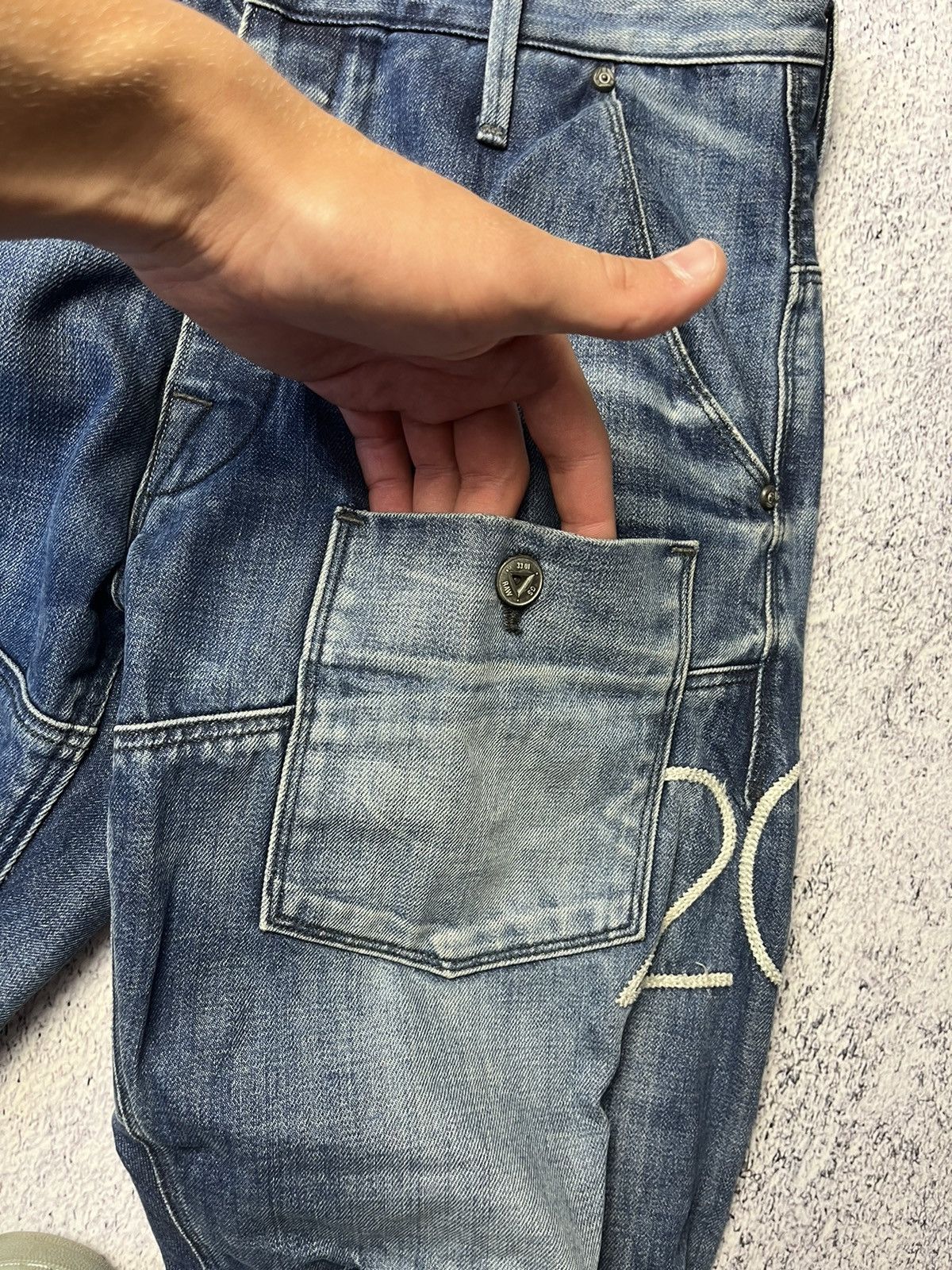 G-Star Rare Vintage G-Star Raw 20 Cargo Pants 90's Y2K Size US 32 / EU 48 - 12 Thumbnail