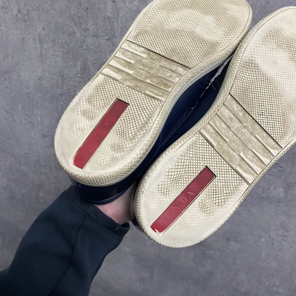 Prada Vintage Prada Shoes Red Tab Sneakers Size US 7 / EU 40 - 9 Thumbnail