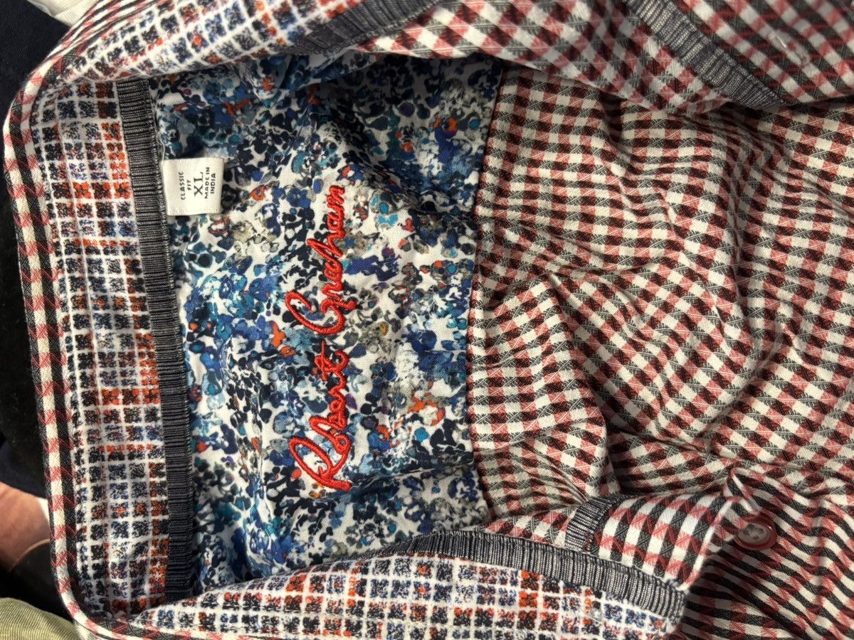 Robert Graham Robert Graham Luxury Plaid Button Up Shirt Barely Used Size US XL / EU 56 / 4 - 3 Thumbnail