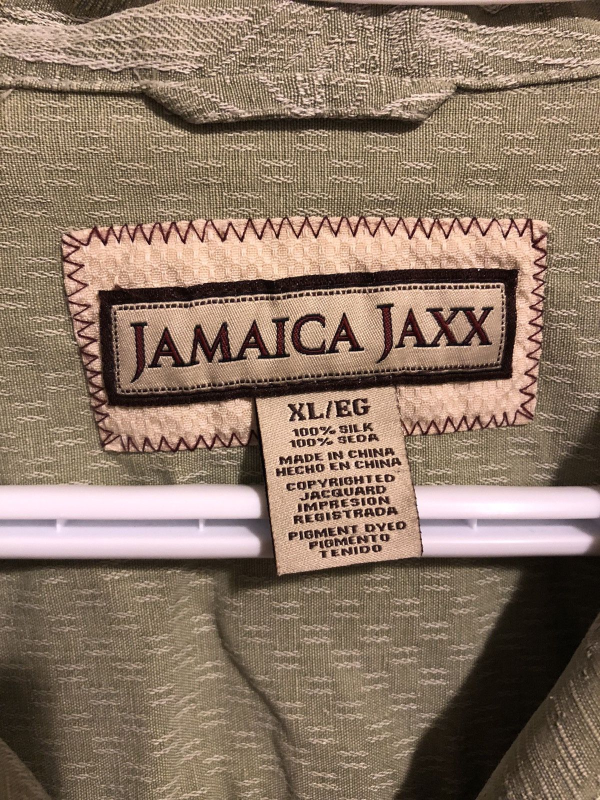 Vintage Vintage Silk Jamaica Jaxx Baggy Surf Skate Casual Shirt Size US XL / EU 56 / 4 - 4 Thumbnail