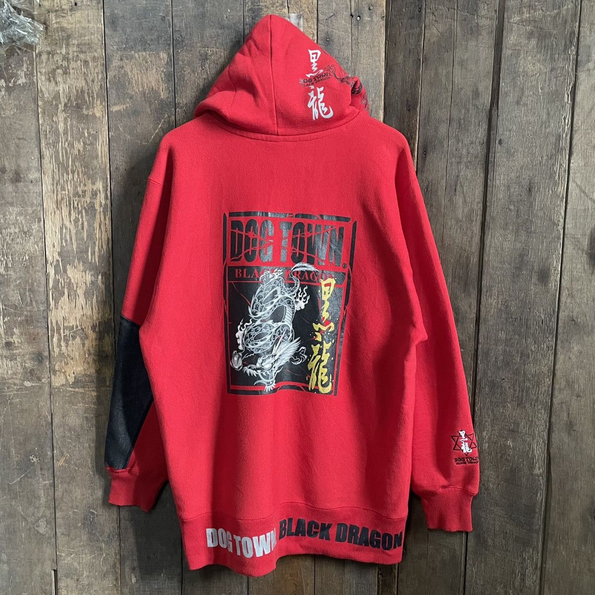 Dogtown × Japanese Brand DogTown Big Logo Zipper Hoodie Size US XL / EU 56 / 4 - 1 Thumbnail