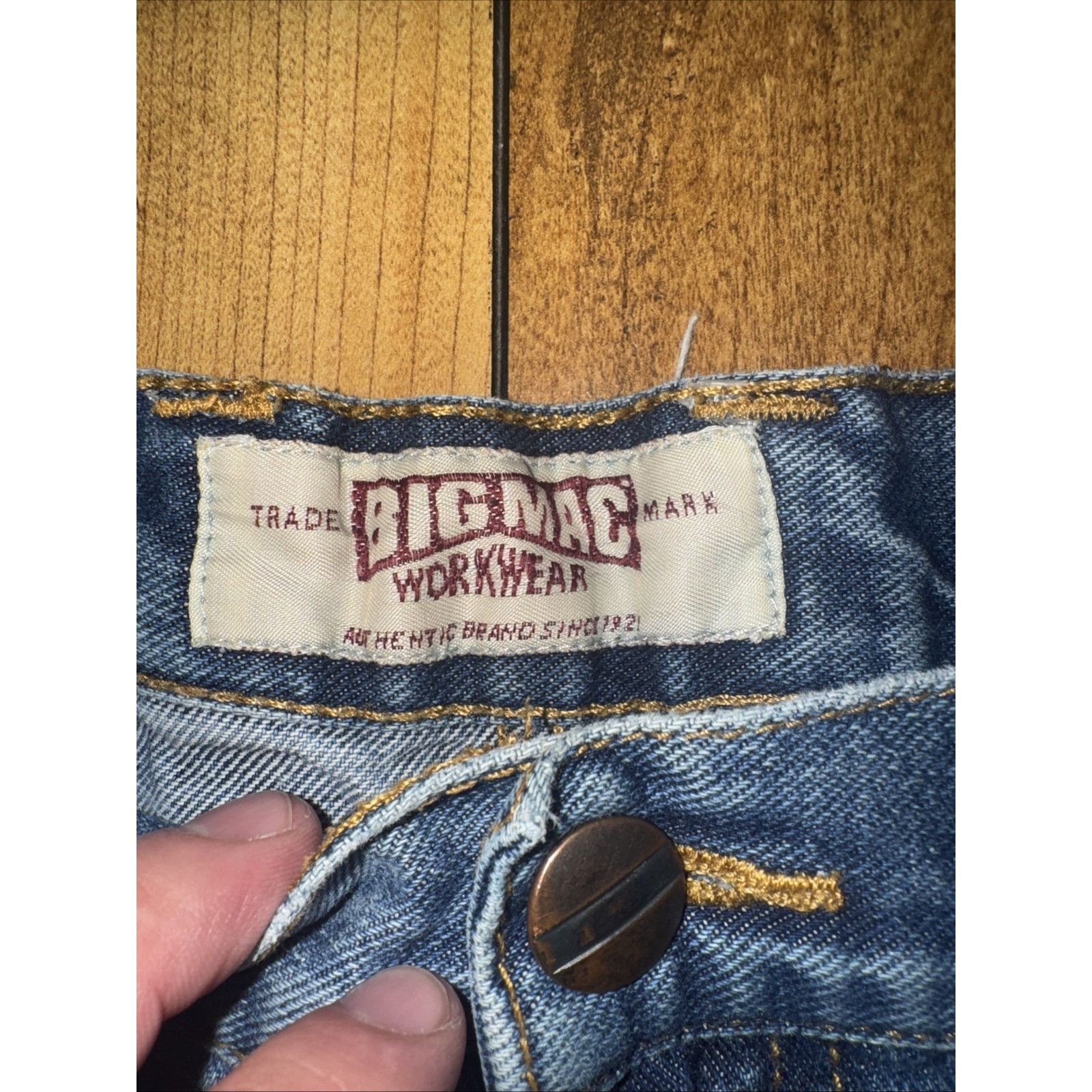 Big Mac × Vintage Big Mac Workwear Carpenter Shorts Paint Distressed 32x12 USA Size US 32 / EU 48 - 5 Thumbnail