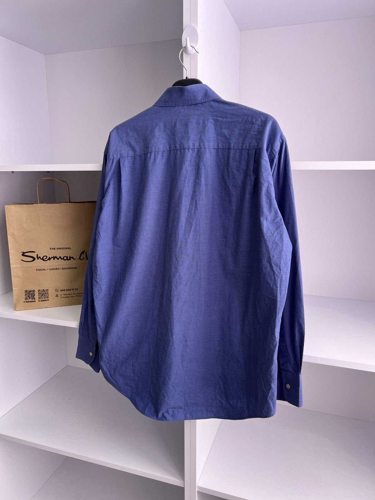 Vintage × Yves Saint Laurent Vintage Yves Saint Laurent Button up Luxury Shirt Size US M / EU 48-50 / 2 - 11 Thumbnail