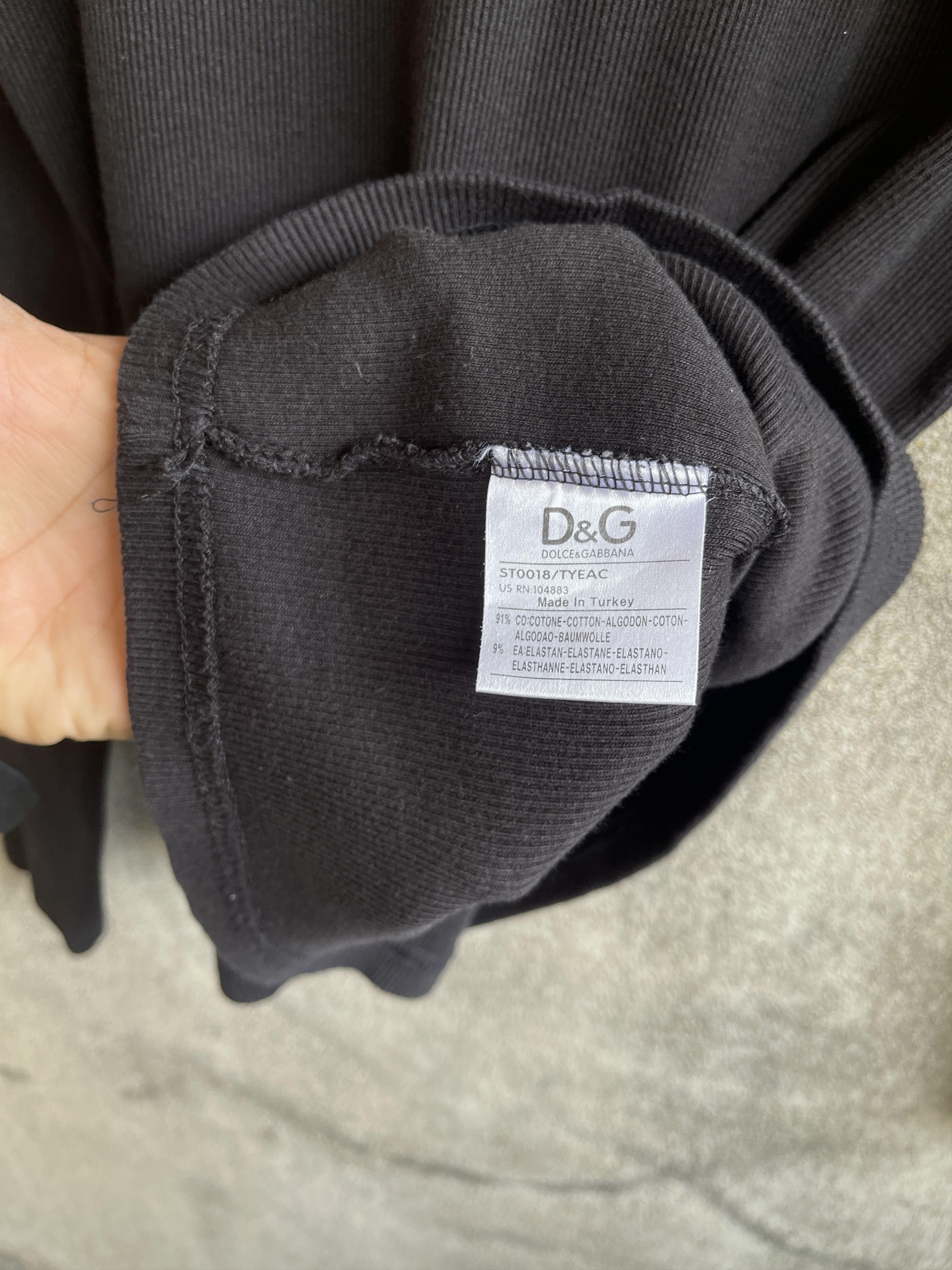 Dolce & Gabbana Vintage🔥Dolce&Gabbana🔥Embroidery Black Long Sleeve Size US L / EU 52-54 / 3 - 9 Thumbnail