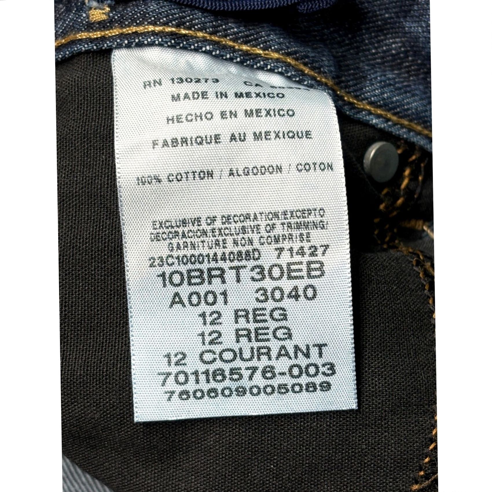 Wrangler VINTAGE Wrangler Jeans Relaxed Straight Womens Size 12 26x28 Blue Denim Concrete? Size 34" / US 12 / IT 48 - 6 Thumbnail