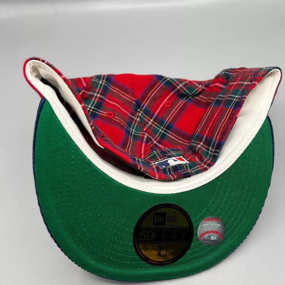 New Era Cincinnati Reds Hat Men Red Blue 59Fifty New Era Fitted Cap Size ONE SIZE - 7 Thumbnail