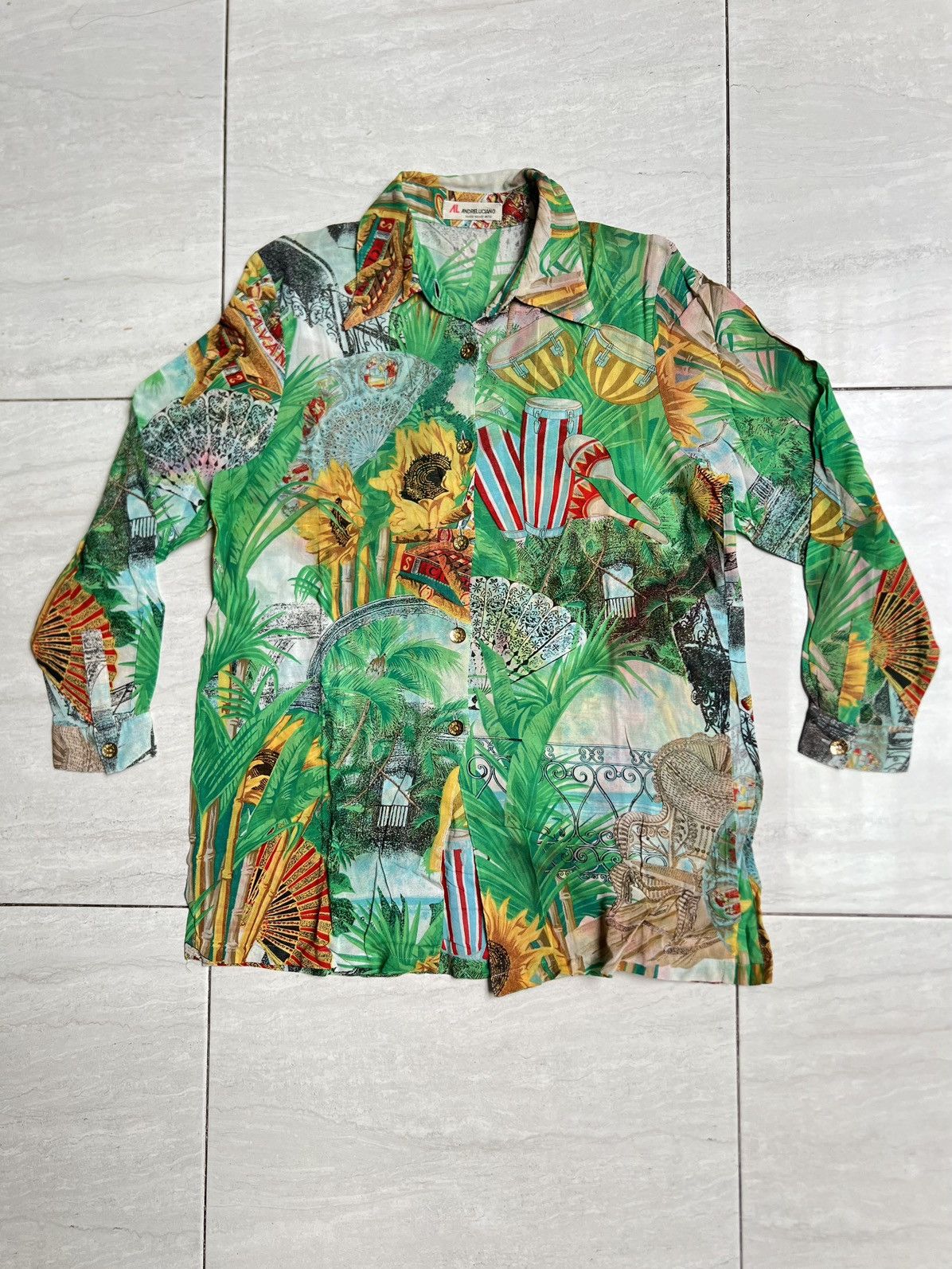 Andreluciano ANDRELUCIANO Motive Shirt Size US M / EU 48-50 / 2 - 1 Thumbnail